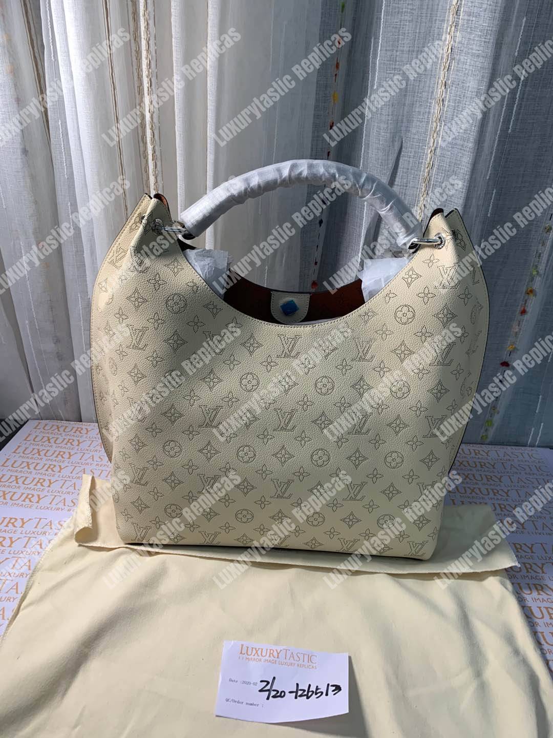 LV Carmel Mahina Monogram Creme