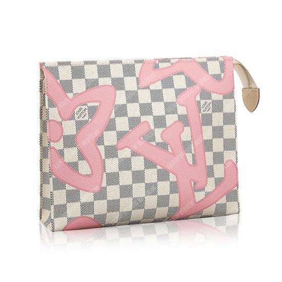 LV Toiletry Pouch 26 Damier Azur Canvas