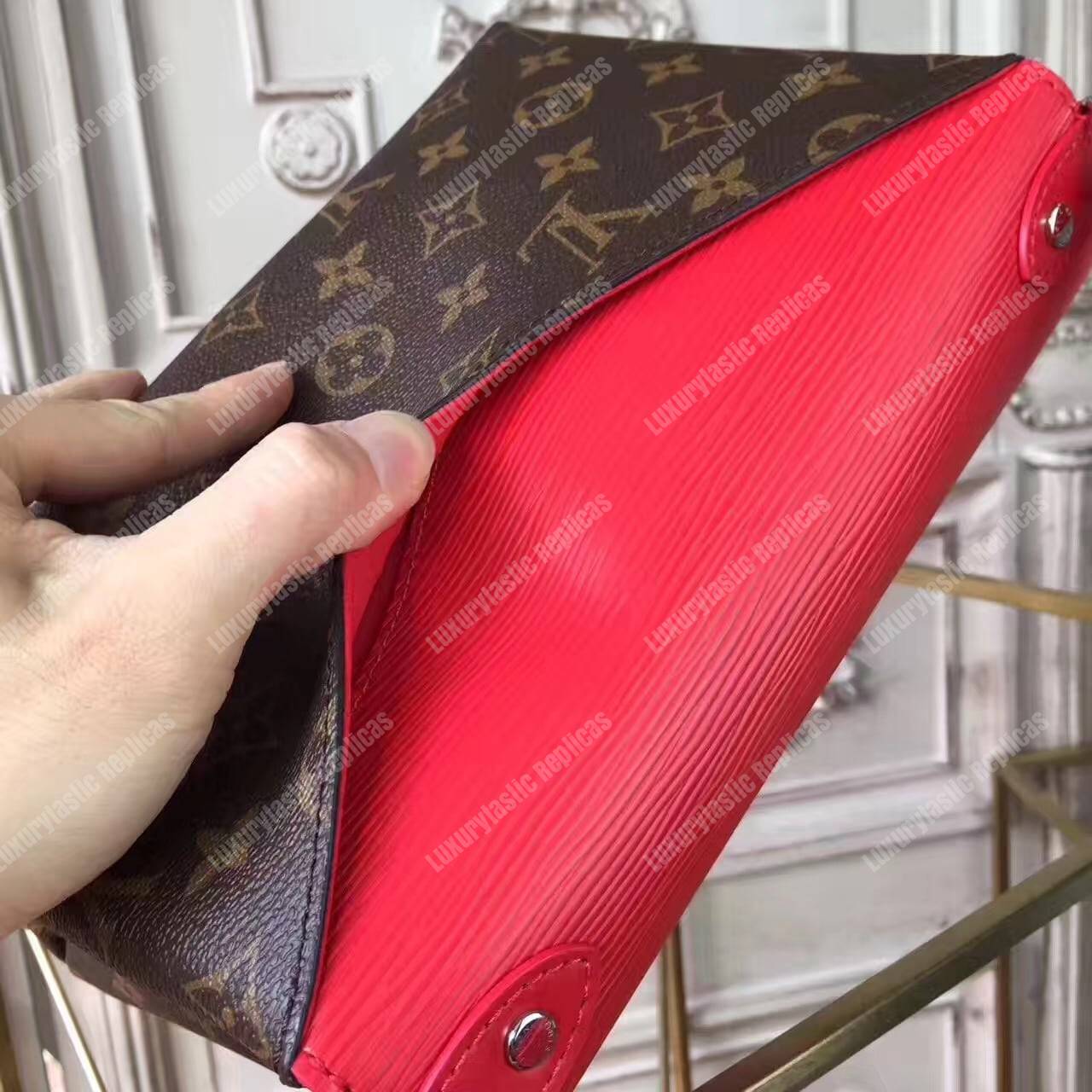 LV Saint Michel Monogram Coquelicot