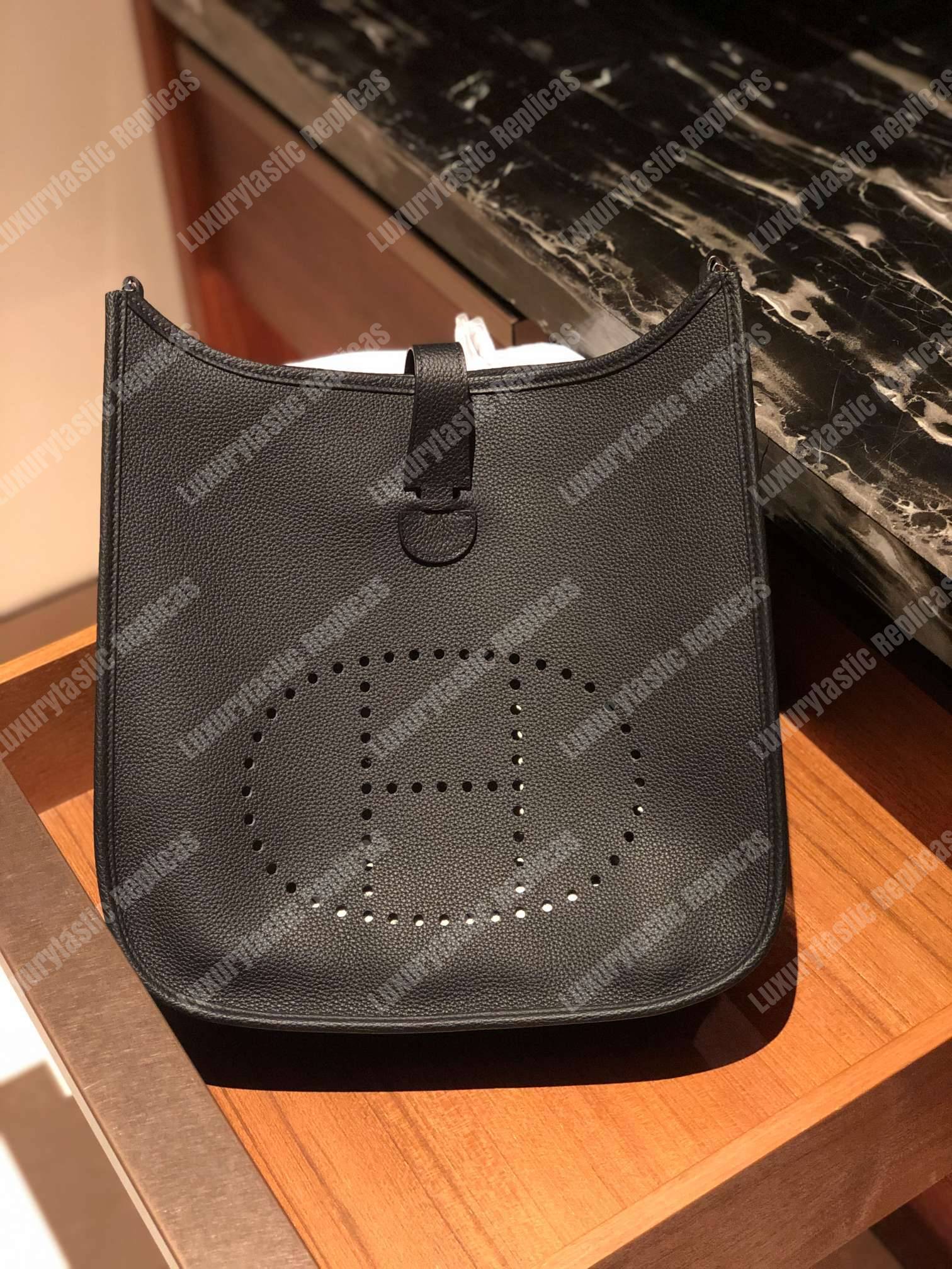 H**mes evelyne iii 29 clemence bag noir
