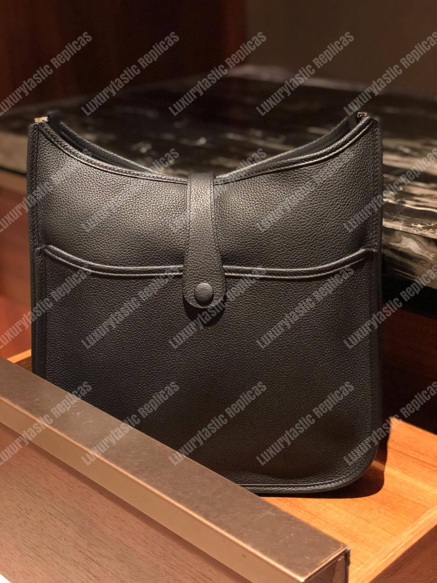 H**mes evelyne iii 29 clemence bag noir
