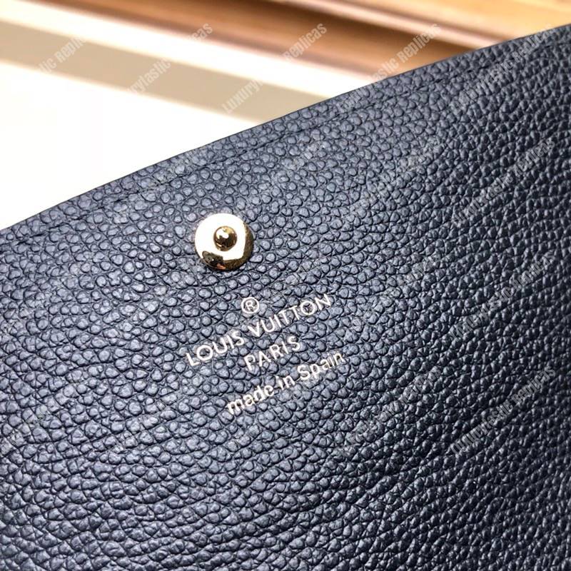 LV Pont-Neuf Wallet Monogram Empreinte leather Noir