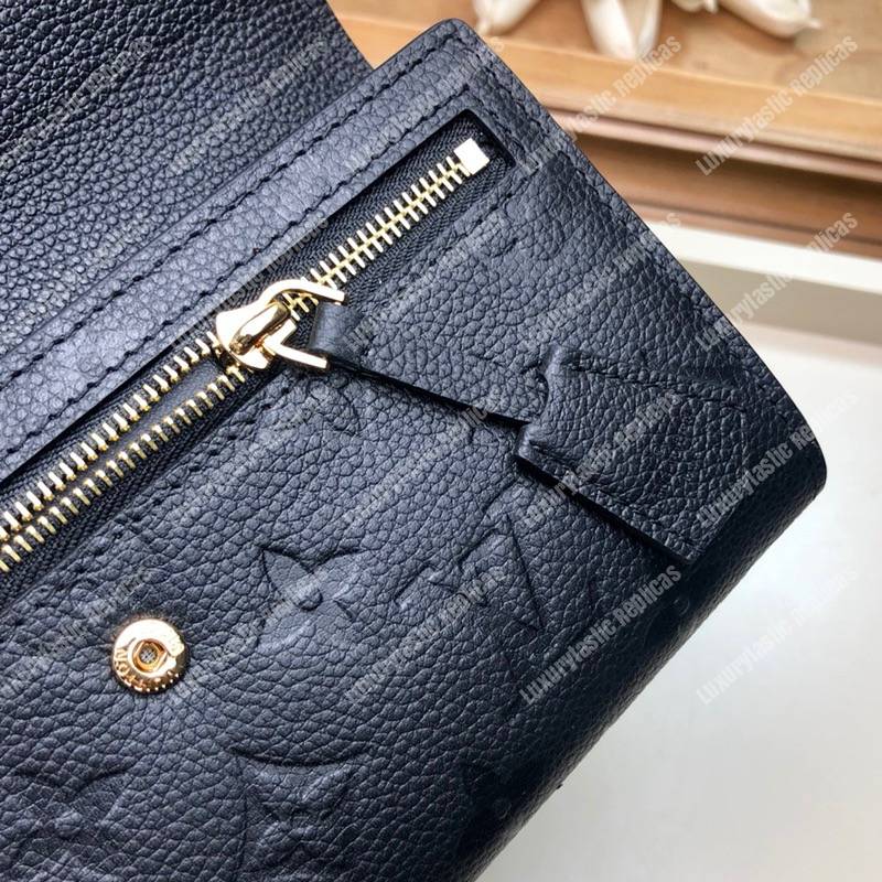 LV Pont-Neuf Wallet Monogram Empreinte leather Noir