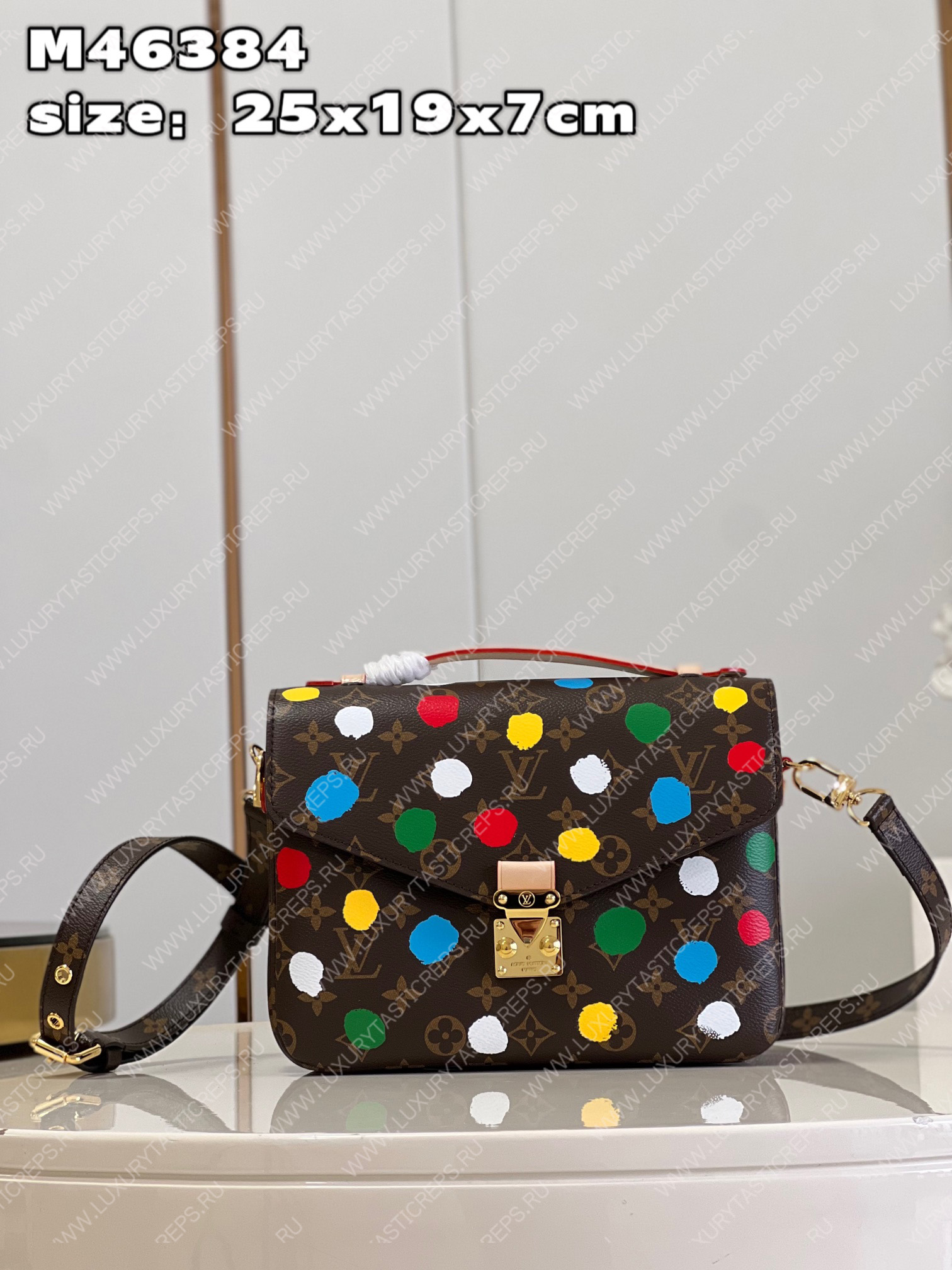 l**is V*t*n lv x yk pochette mÉtis​ brown m46384