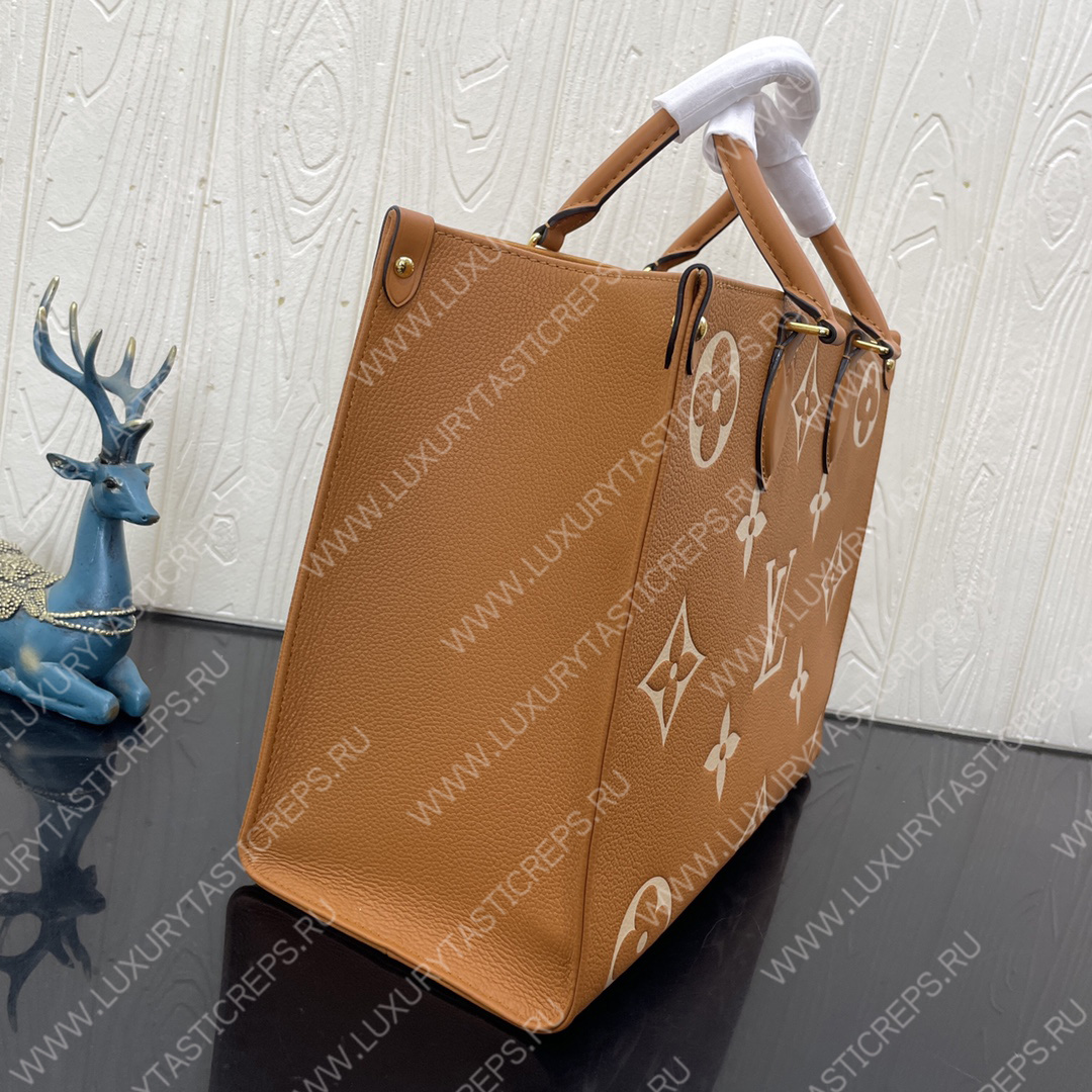l**is V*t*n lv x yk onthego mm​ arizona beige / cream m45982
