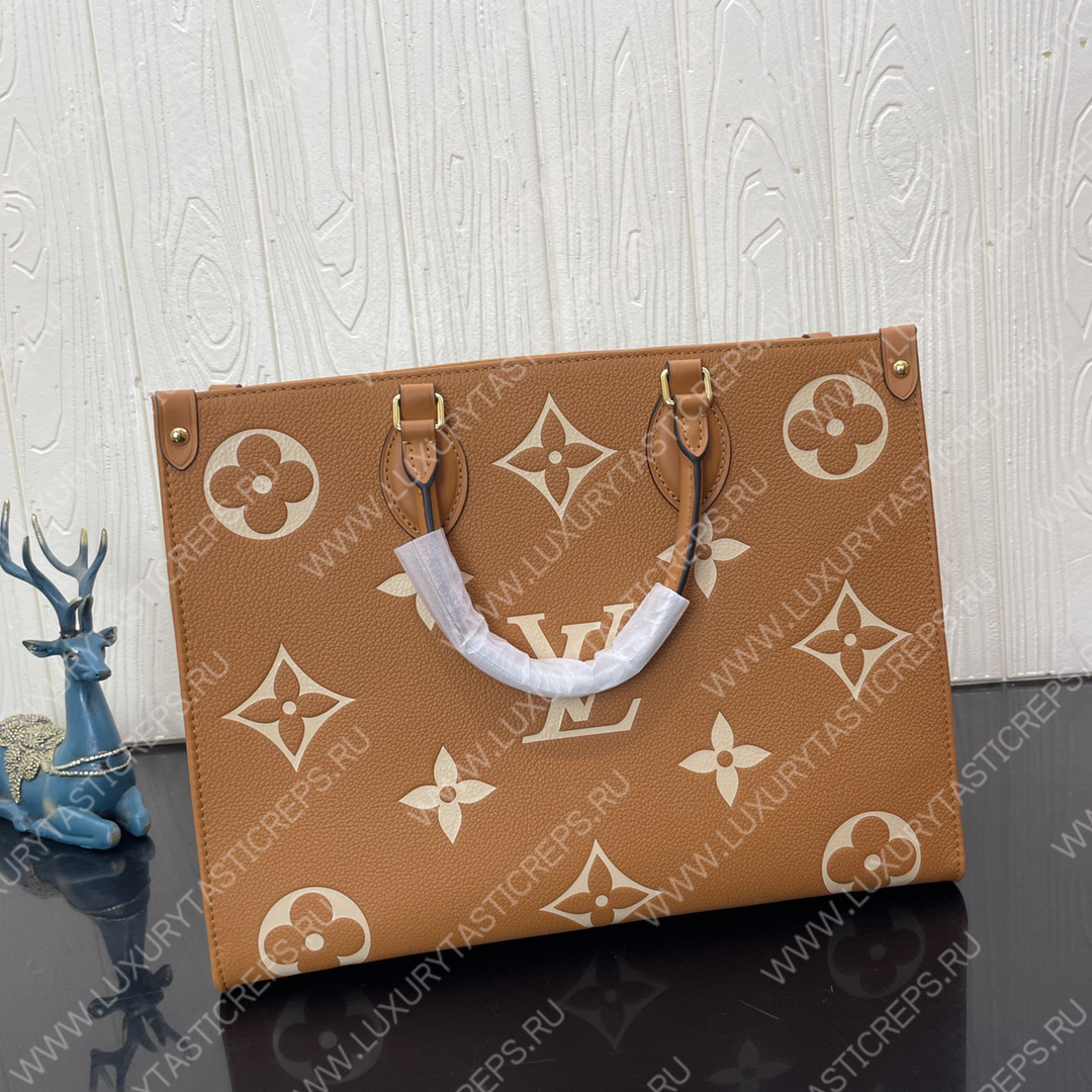 l**is V*t*n lv x yk onthego mm​ arizona beige / cream m45982
