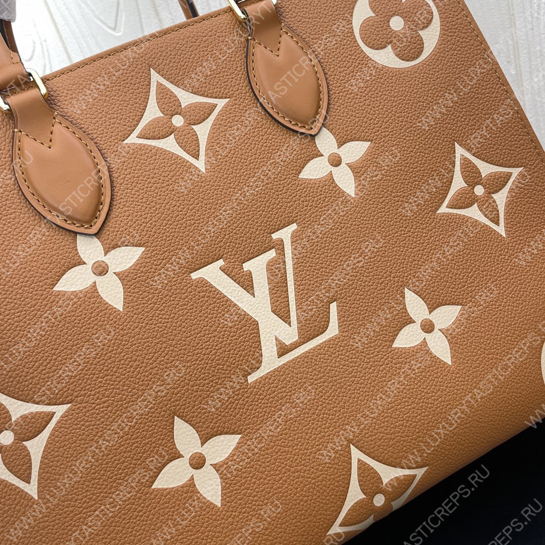 l**is V*t*n lv x yk onthego mm​ arizona beige / cream m45982