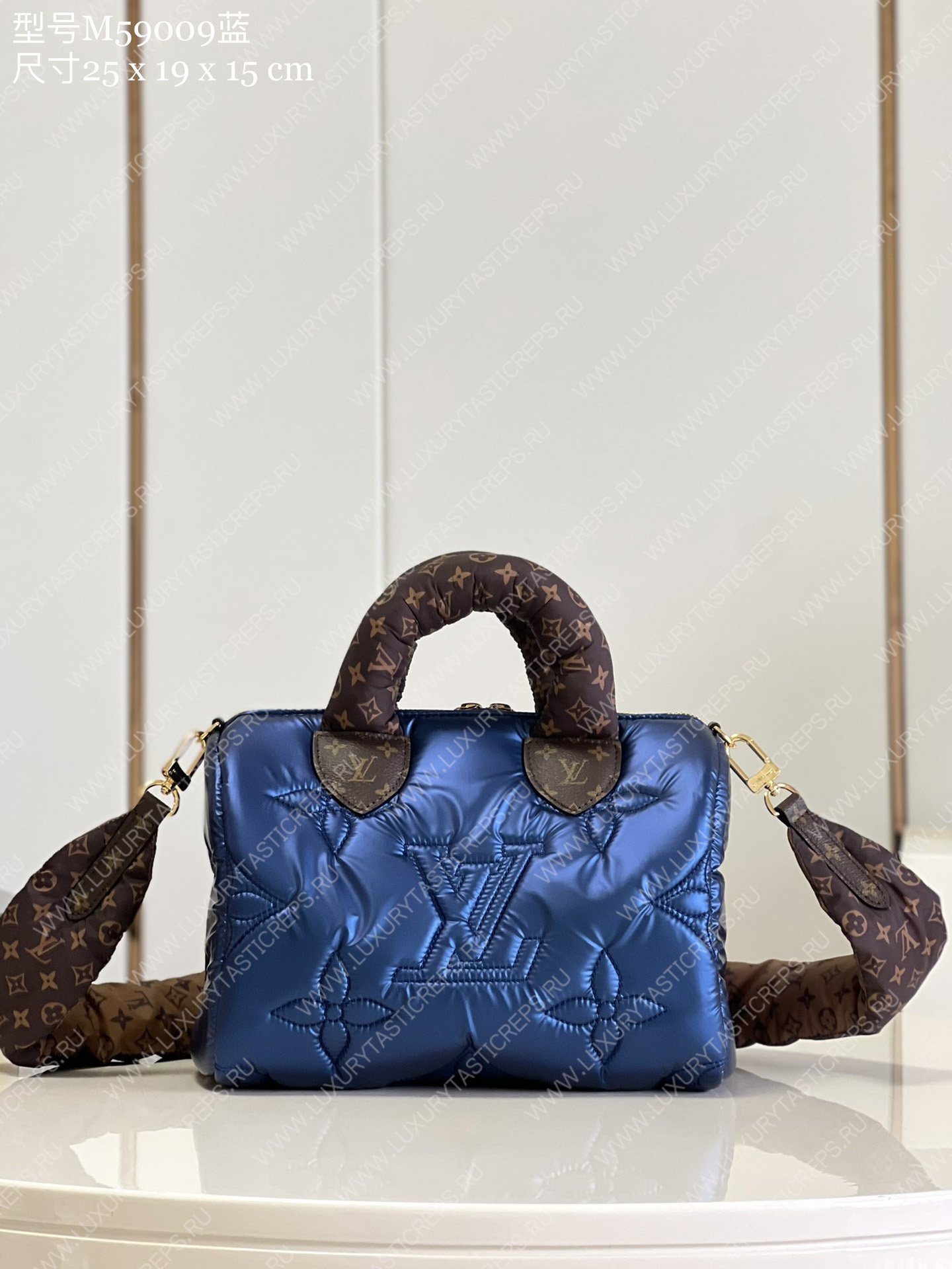 l**is V*t*n speedy bandouliÈre 25 navy blue m21061