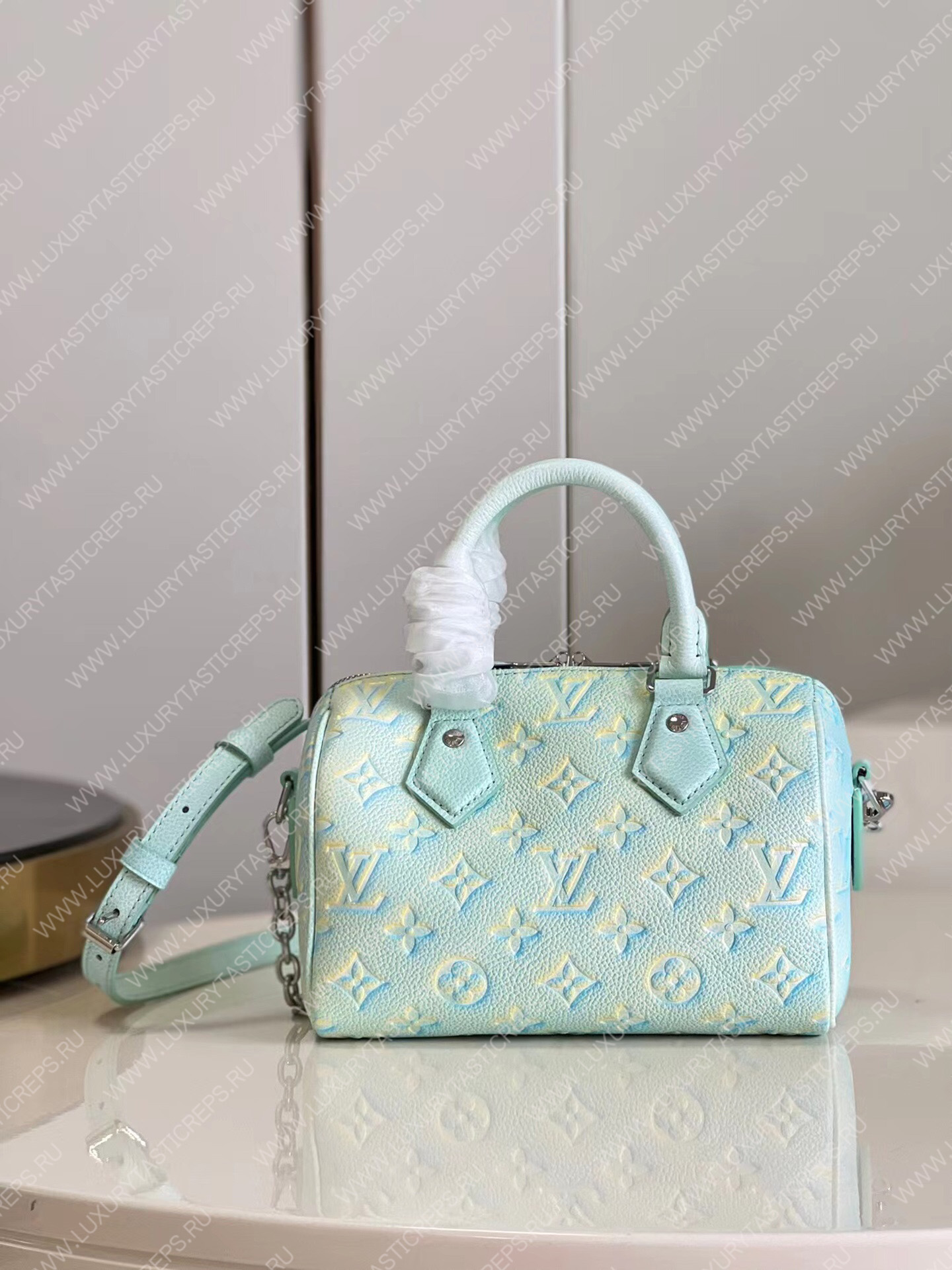 l**is V*t*n speedy bandouliÈre 20 vert d’eau green m46092