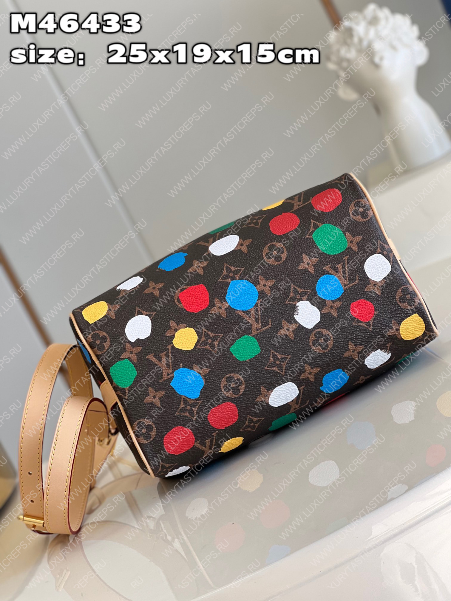 l**is V*t*n lv x yk speedy bandouliÈre 25​ brown m46433