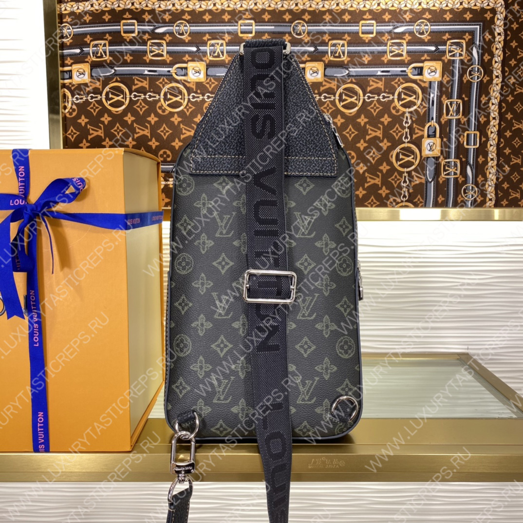 l**is V*t*n avenue sling bag nm dark green m46344