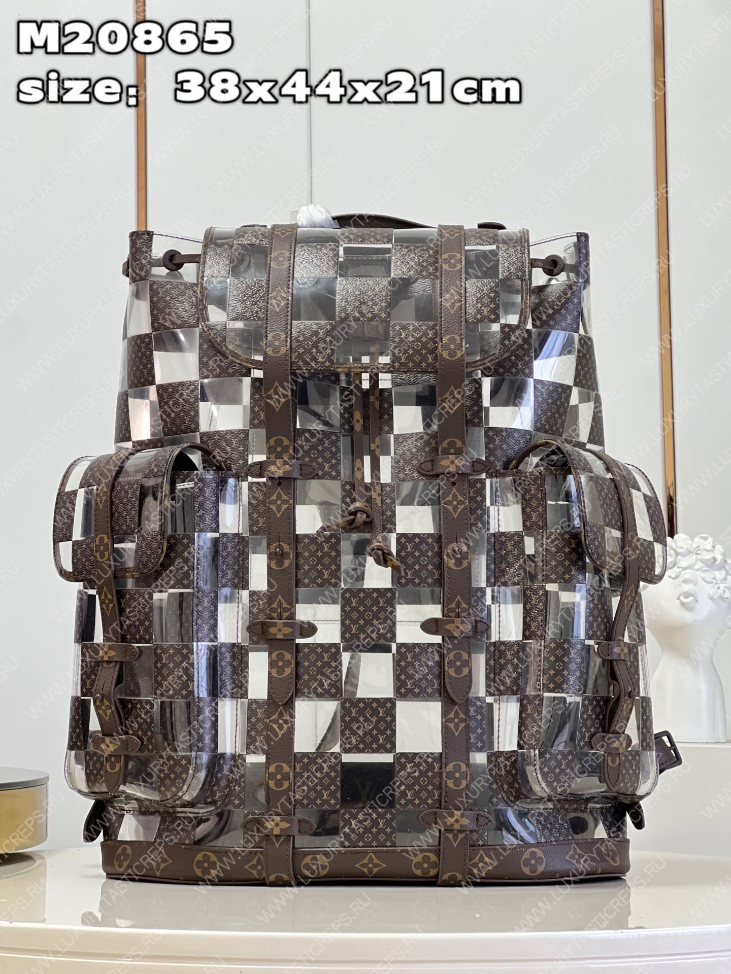 l**is V*t*n christopher backpack brown m20865