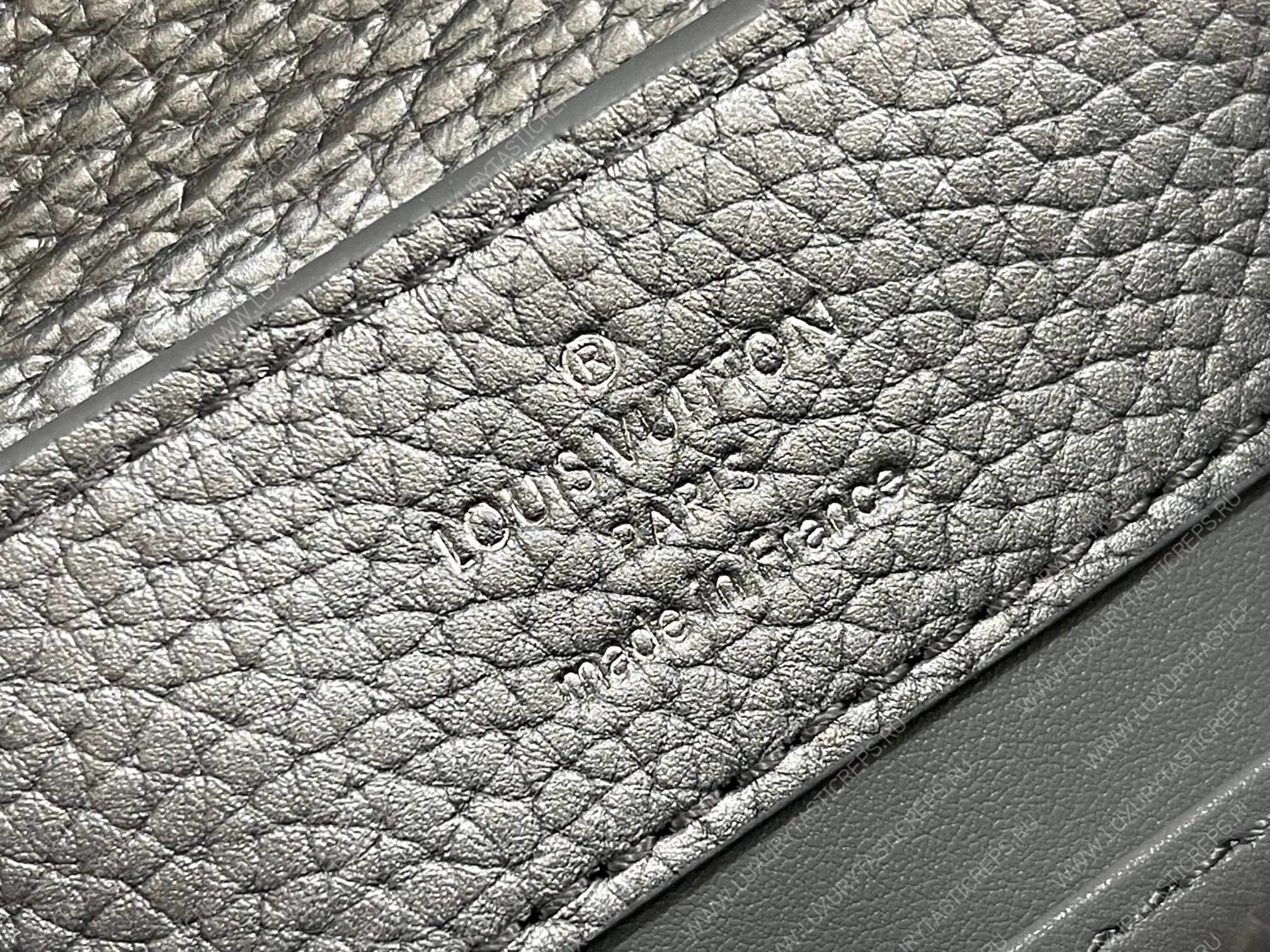 l**is V*t*n capucines bb etain metallic gray m21102