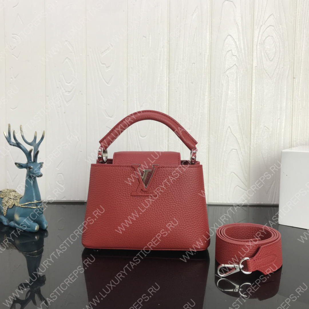 l**is V*t*n capucines mini scarlet red m56845