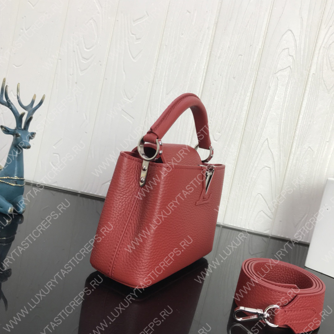 l**is V*t*n capucines mini scarlet red m56845