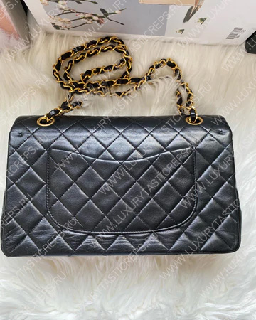 Ch*el classic flap bag black a58600