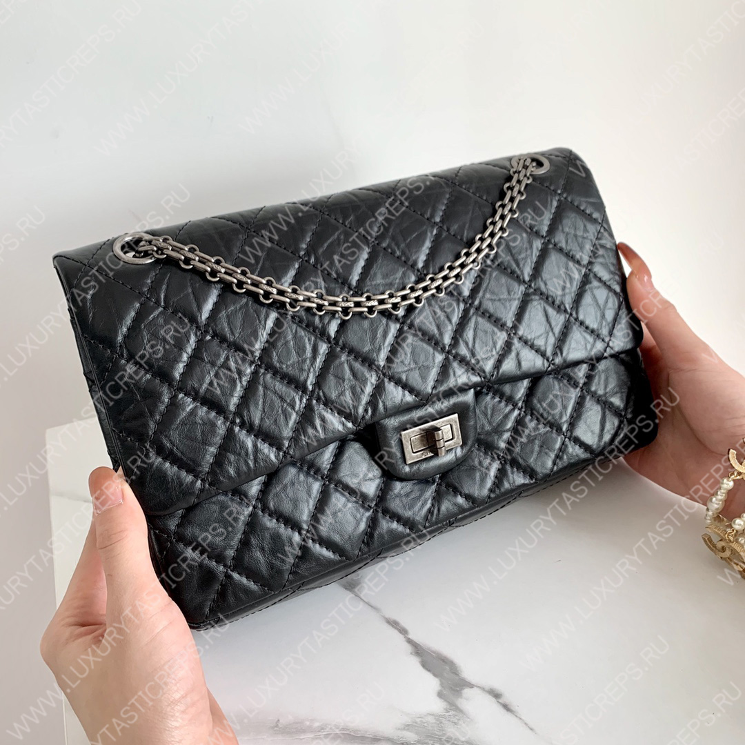 Ch*el reissue 2.55 bag black a37585