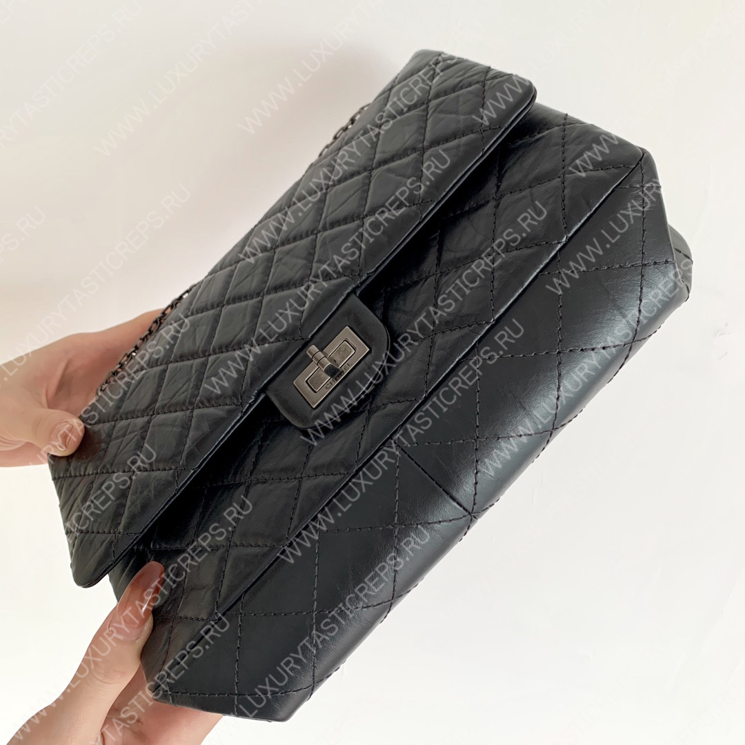 Ch*el reissue 2.55 bag black a37585