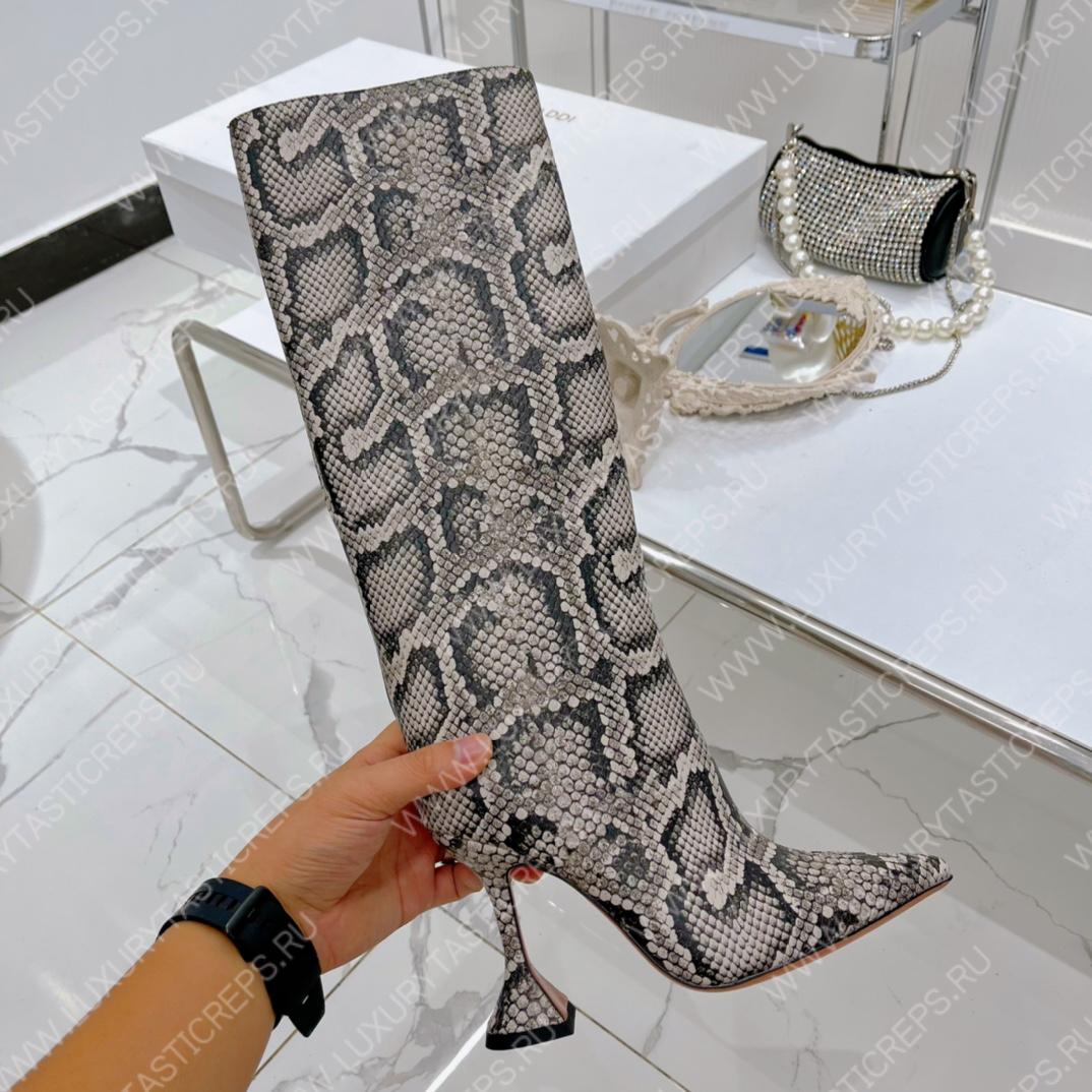AMINA MUADDI FIONA BOOTS LIGHT BROWN AM5002