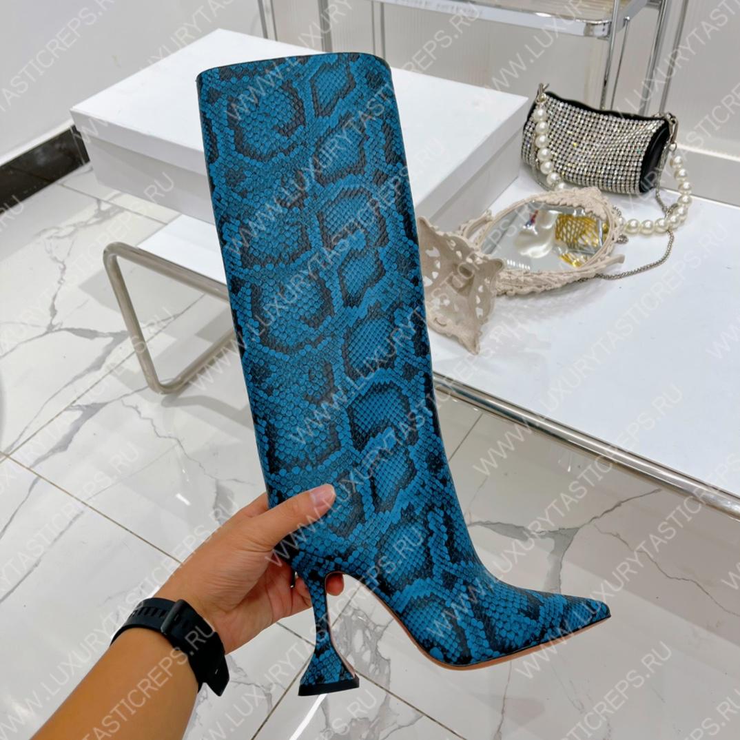 AMINA MUADDI FIONA BOOTS BLUE AM5002