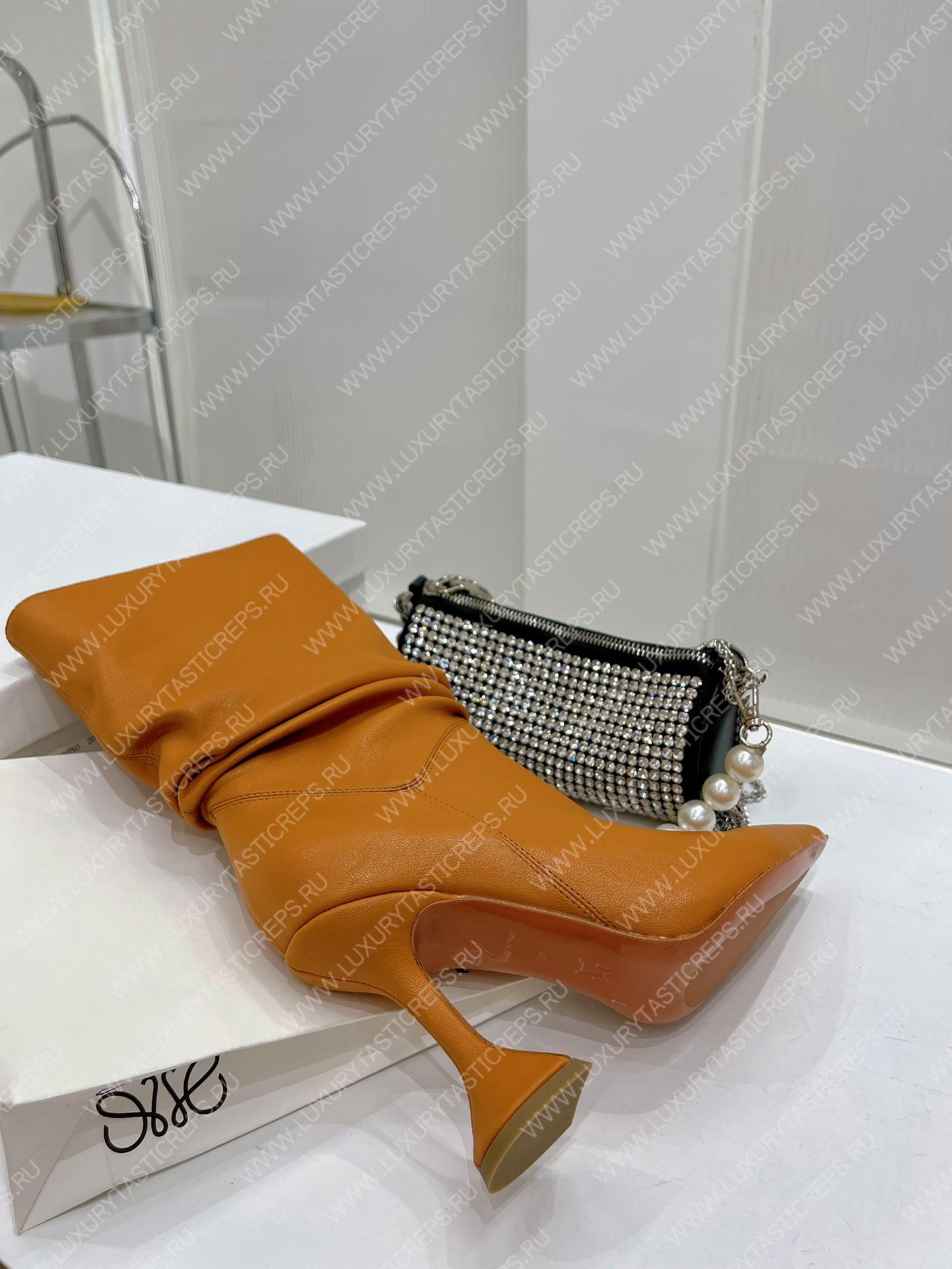 AMINA MUADDI JAHLEEL BOOTIE MUSTARD AM60004