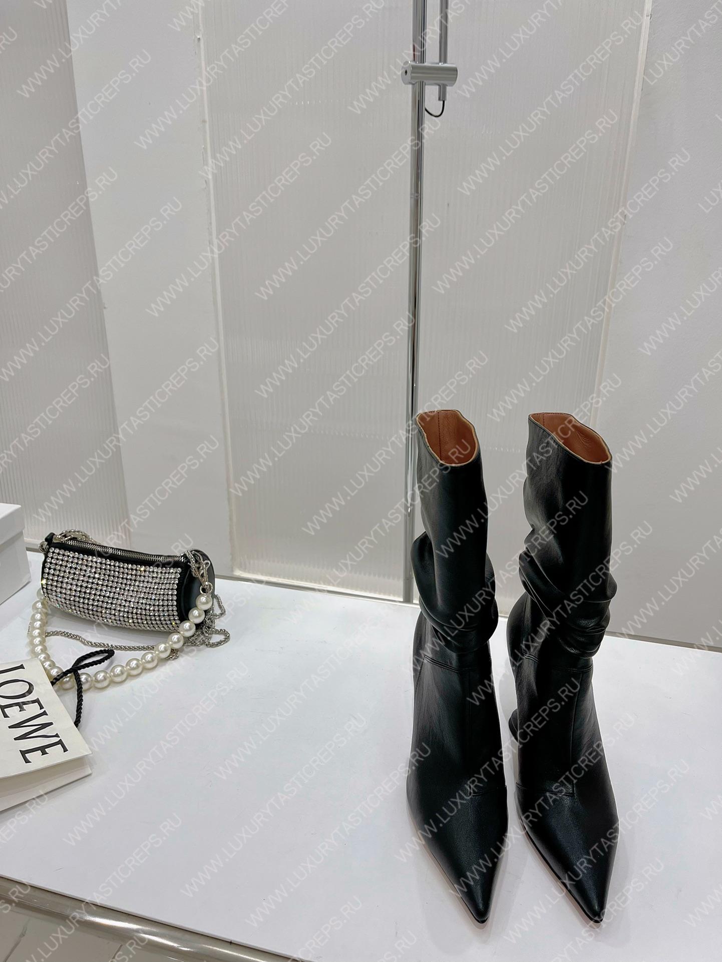 AMINA MUADDI JAHLEEL BOOTIE BLACK AM60004