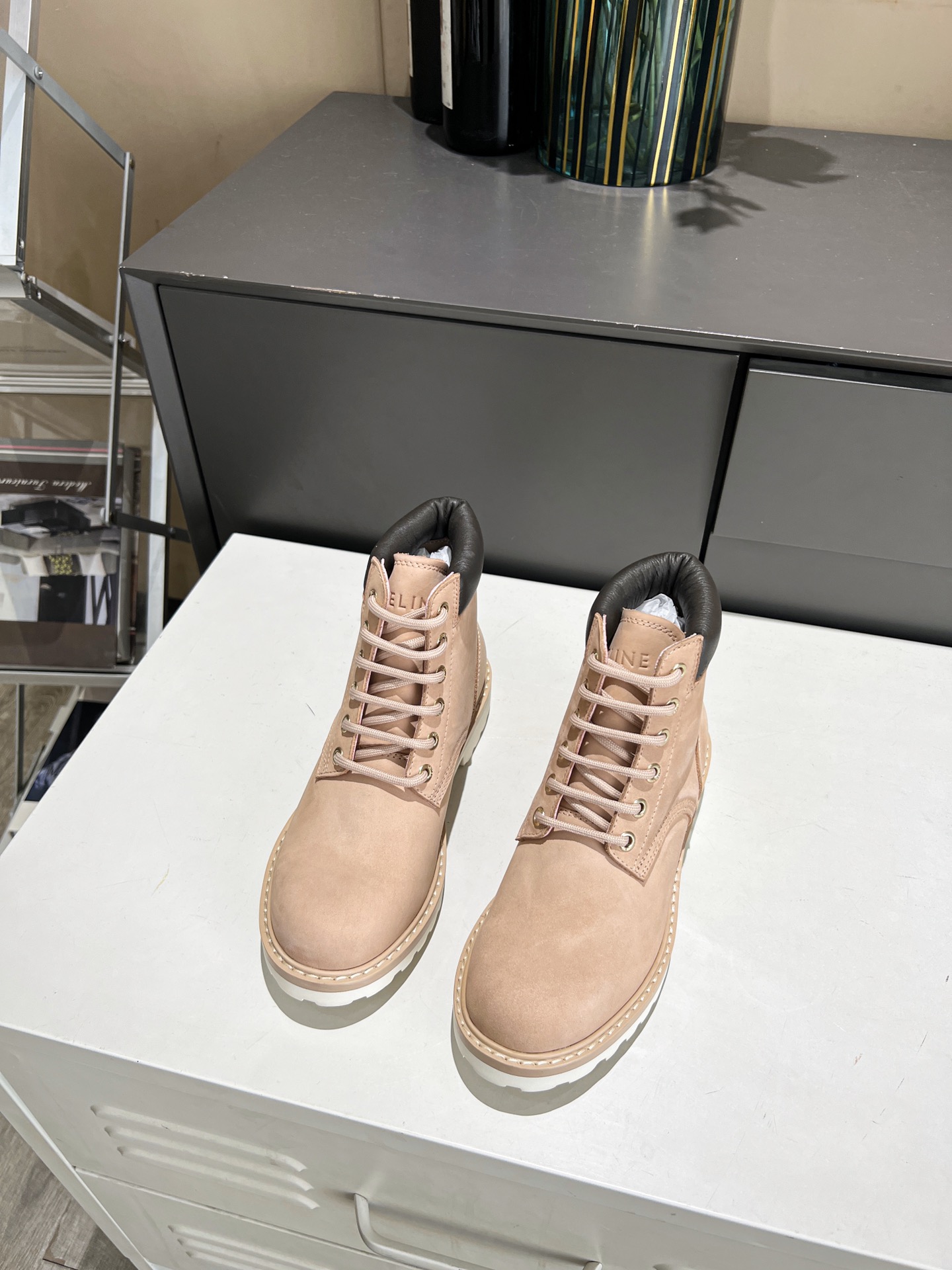 Ce**e kurt lace-up boot pink 343142198c