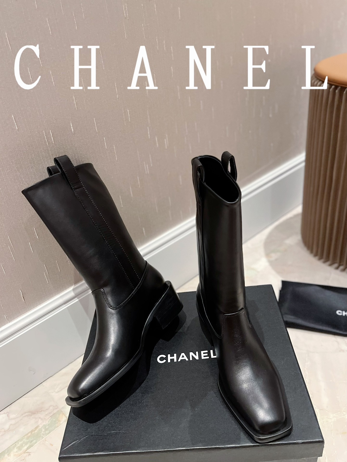 Ch*el high boots black g39614