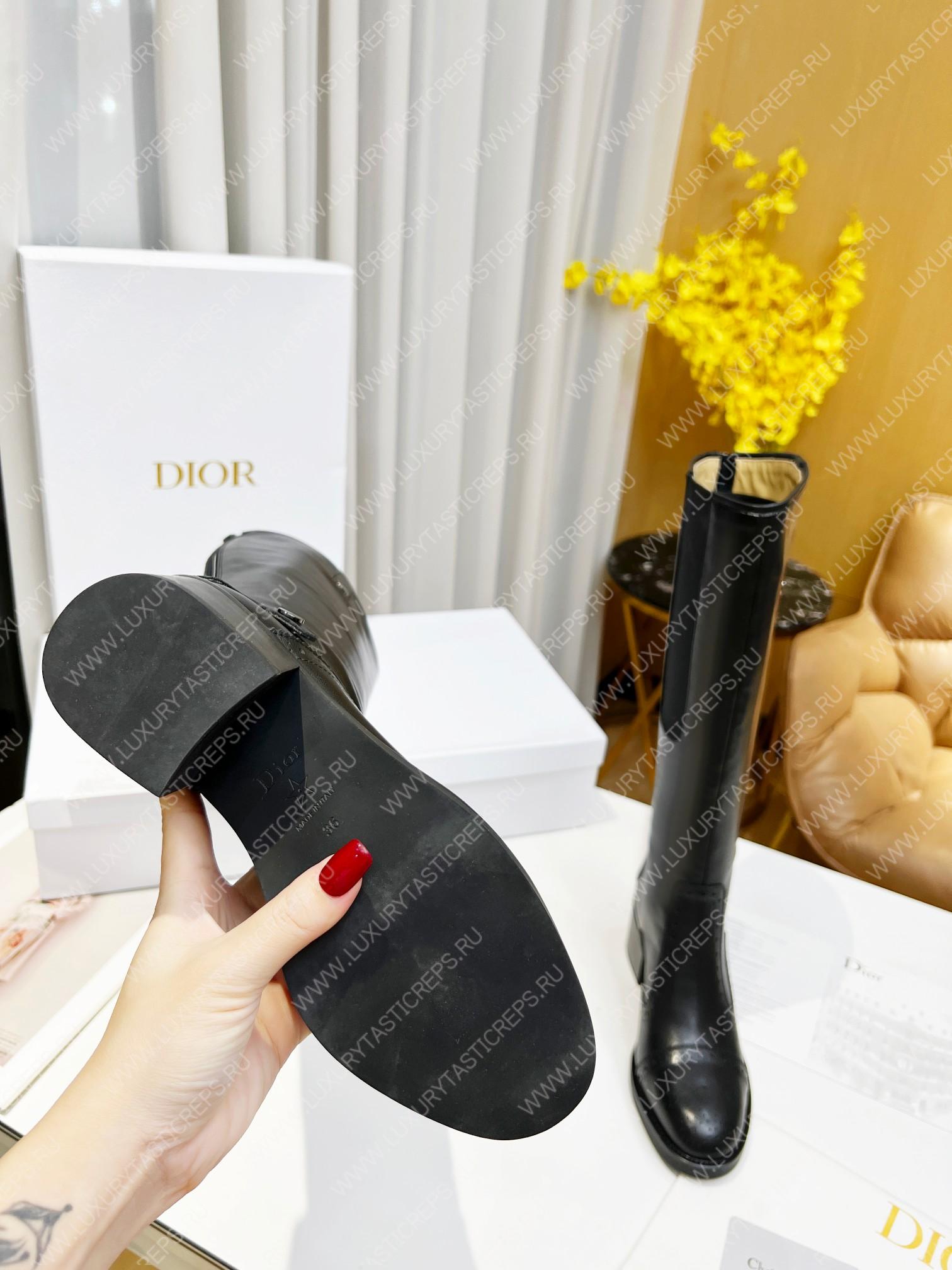 D*or d-folk heeled long boot black kci826vea_s900