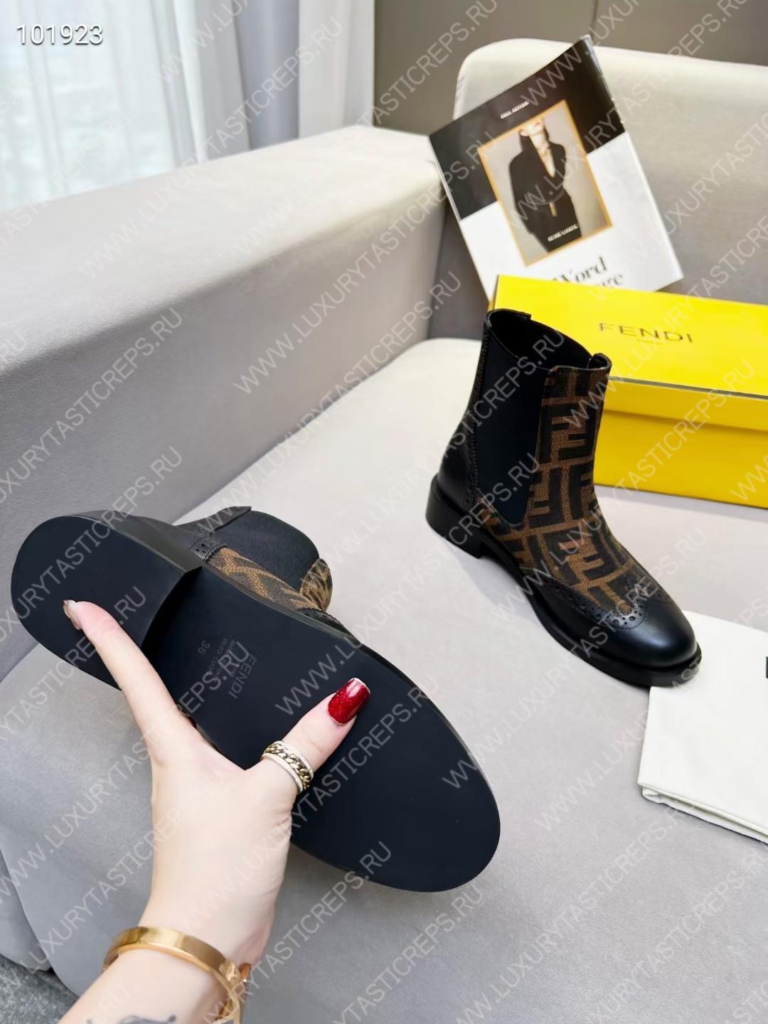 F**di ankle boots brown 7u1558ajzhf0heb