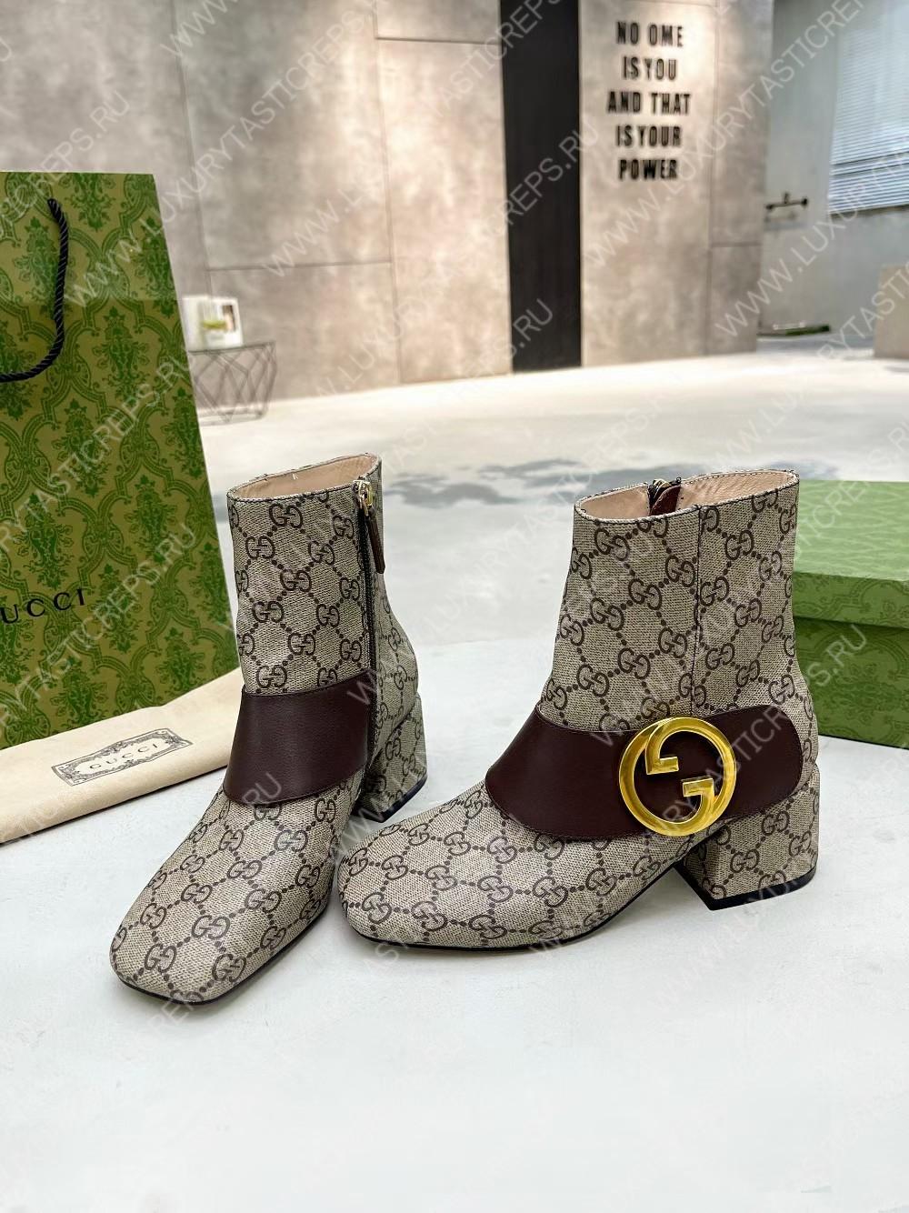 G*u*i ankle boot beige 701706