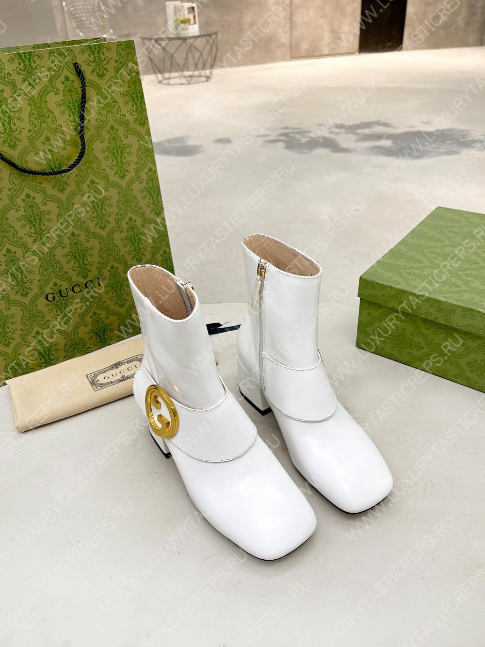 G*u*i blondie ankle boot white 700016