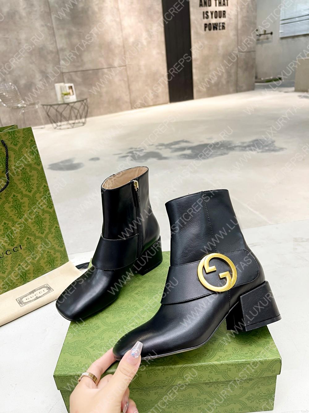 G*u*i blondie ankle boot black 700016