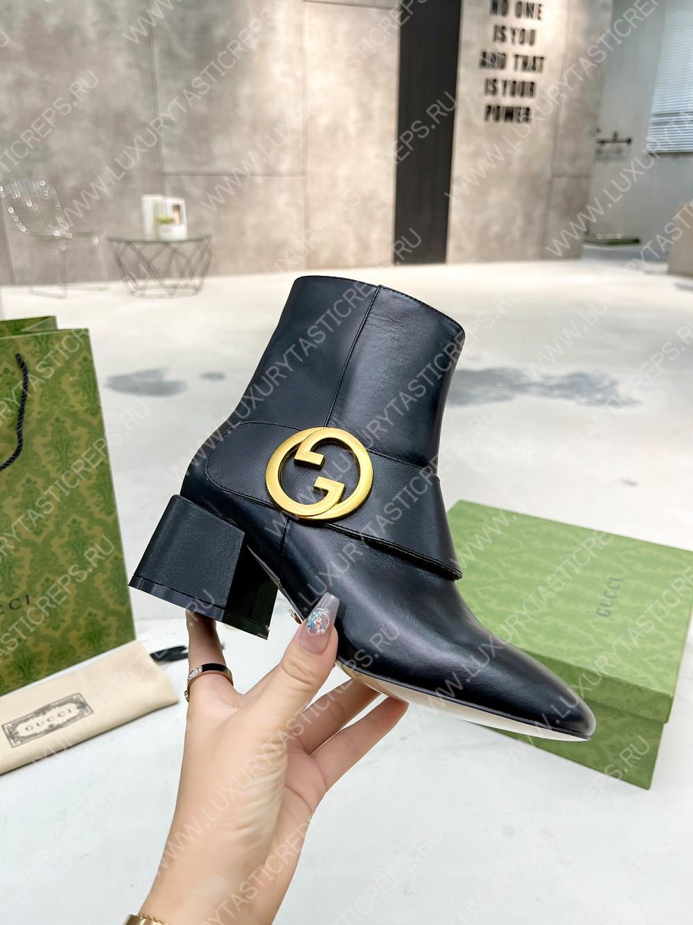 G*u*i blondie ankle boot black 700016