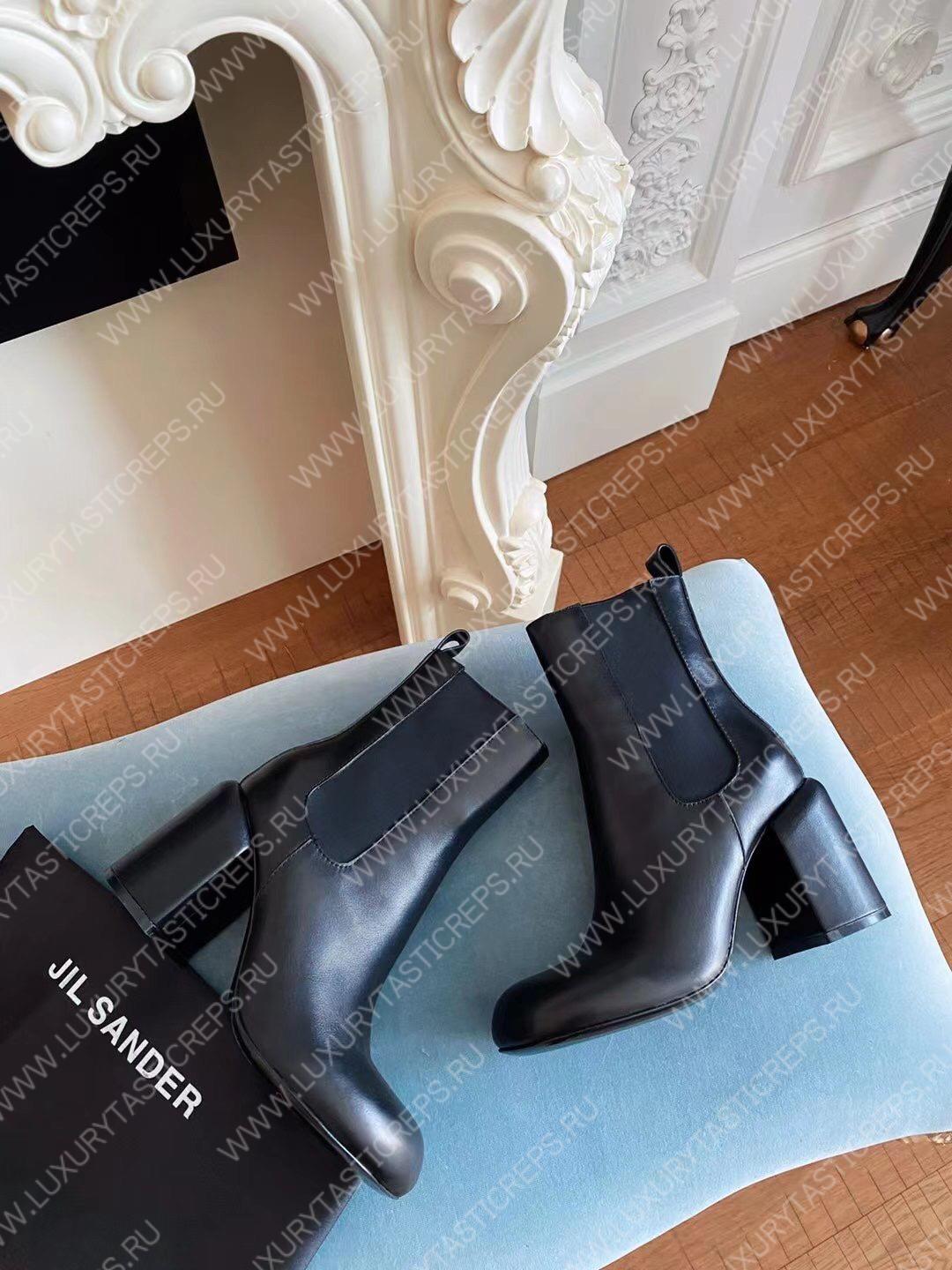 JIL SANDER ANKLE BOOTS BLACK J15WU0022