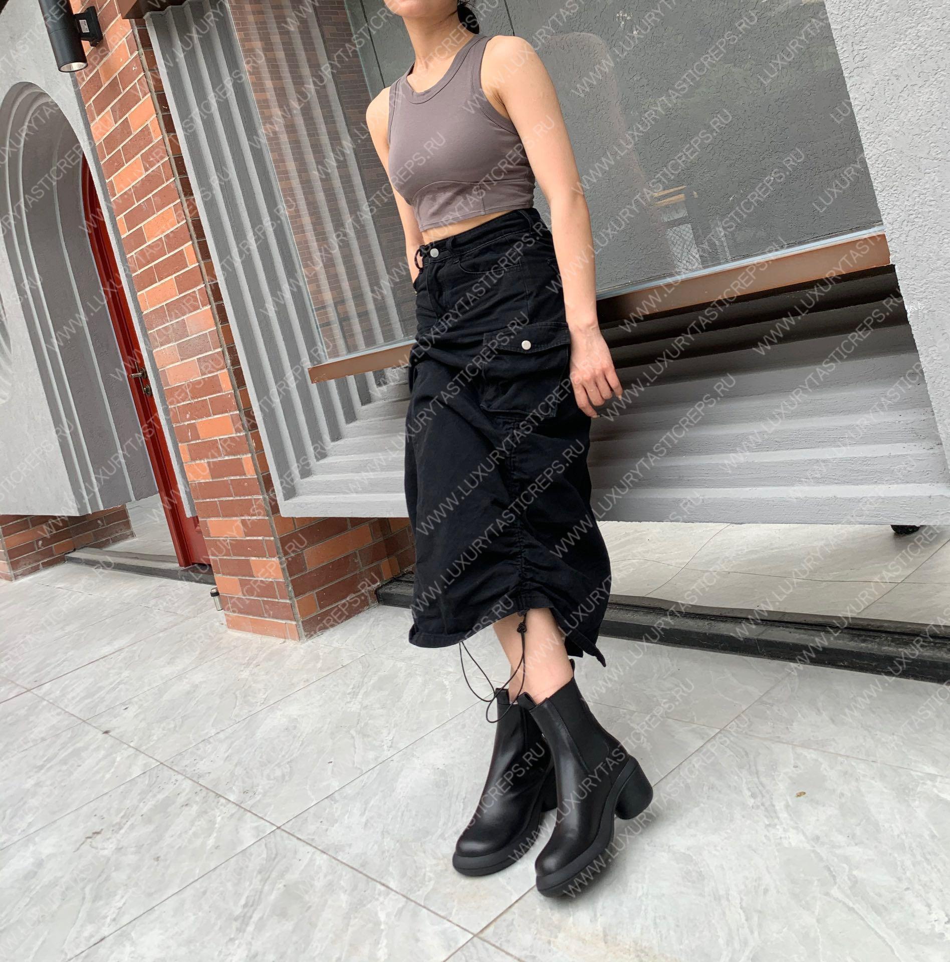 JIL SANDER ANKLE BOOTS BLACK J15WU0022