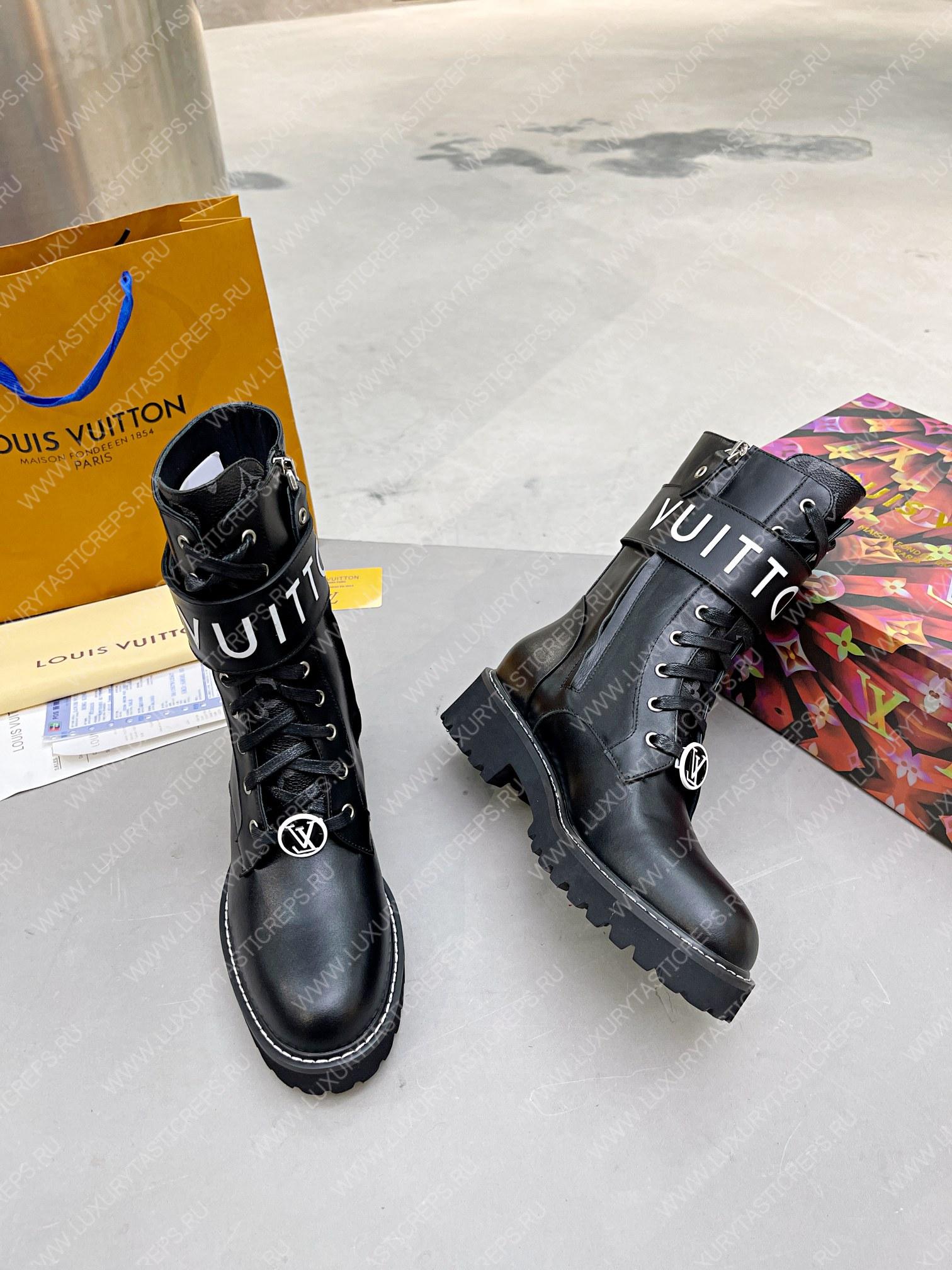 l**is V*t*n territory flat ranger boots black 1a9hae