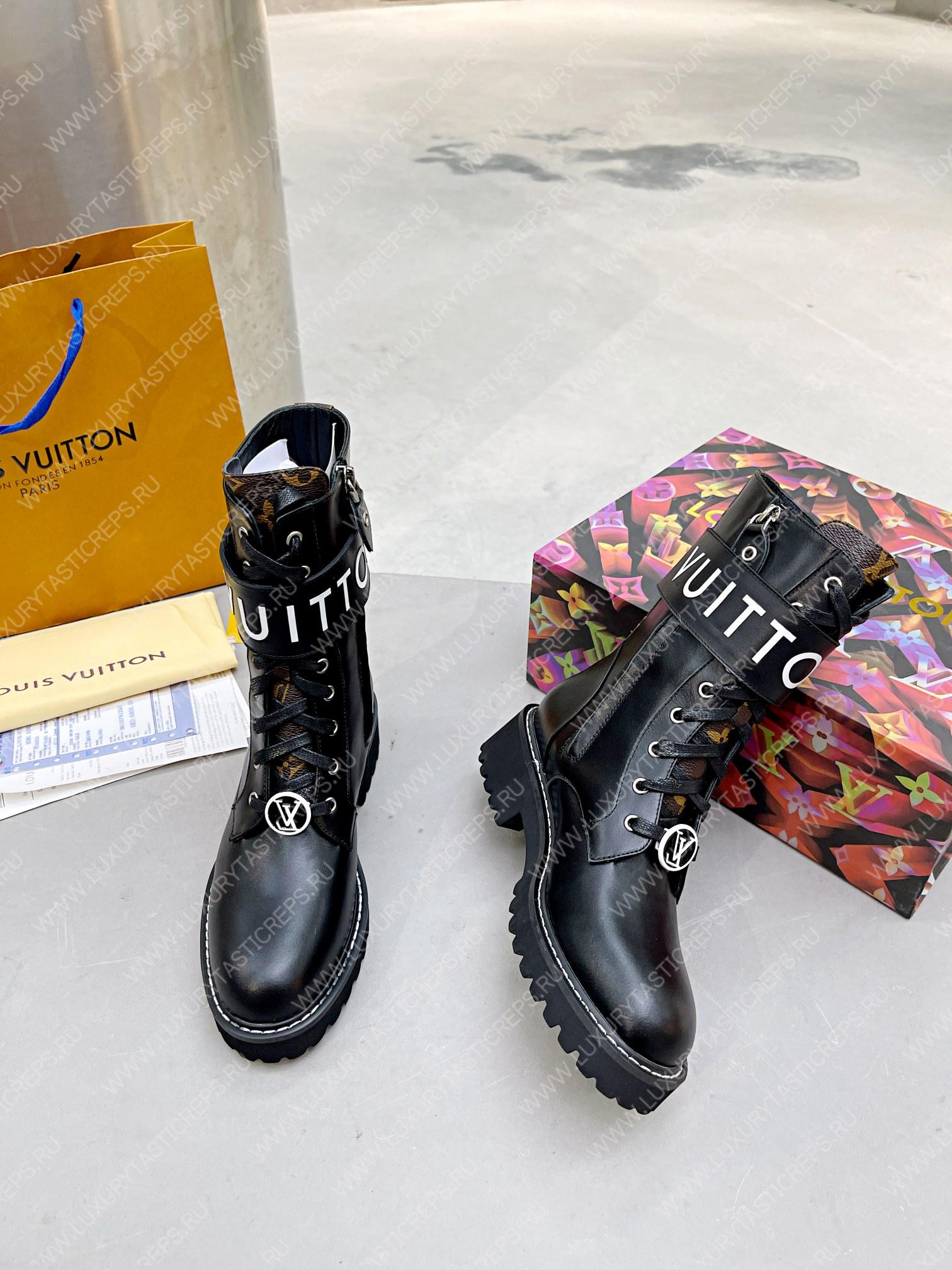 l**is V*t*n territory flat ranger boots black 1a9hae