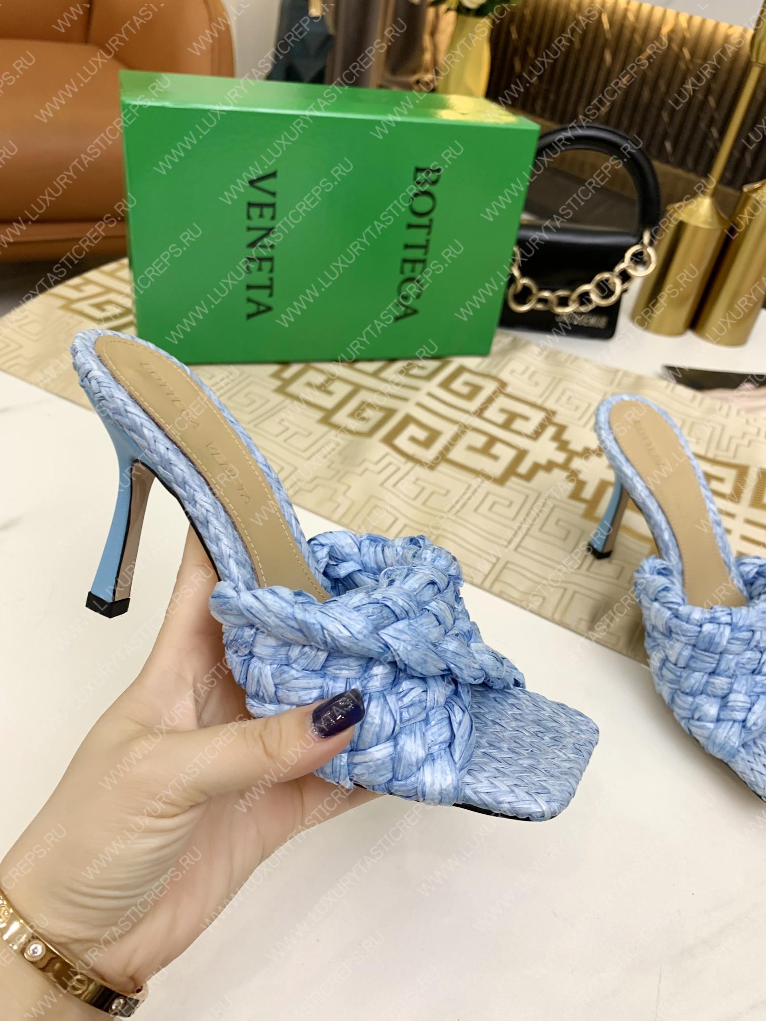 bo*te*ga Ve*ne*ta dot wave mules blue 708882v