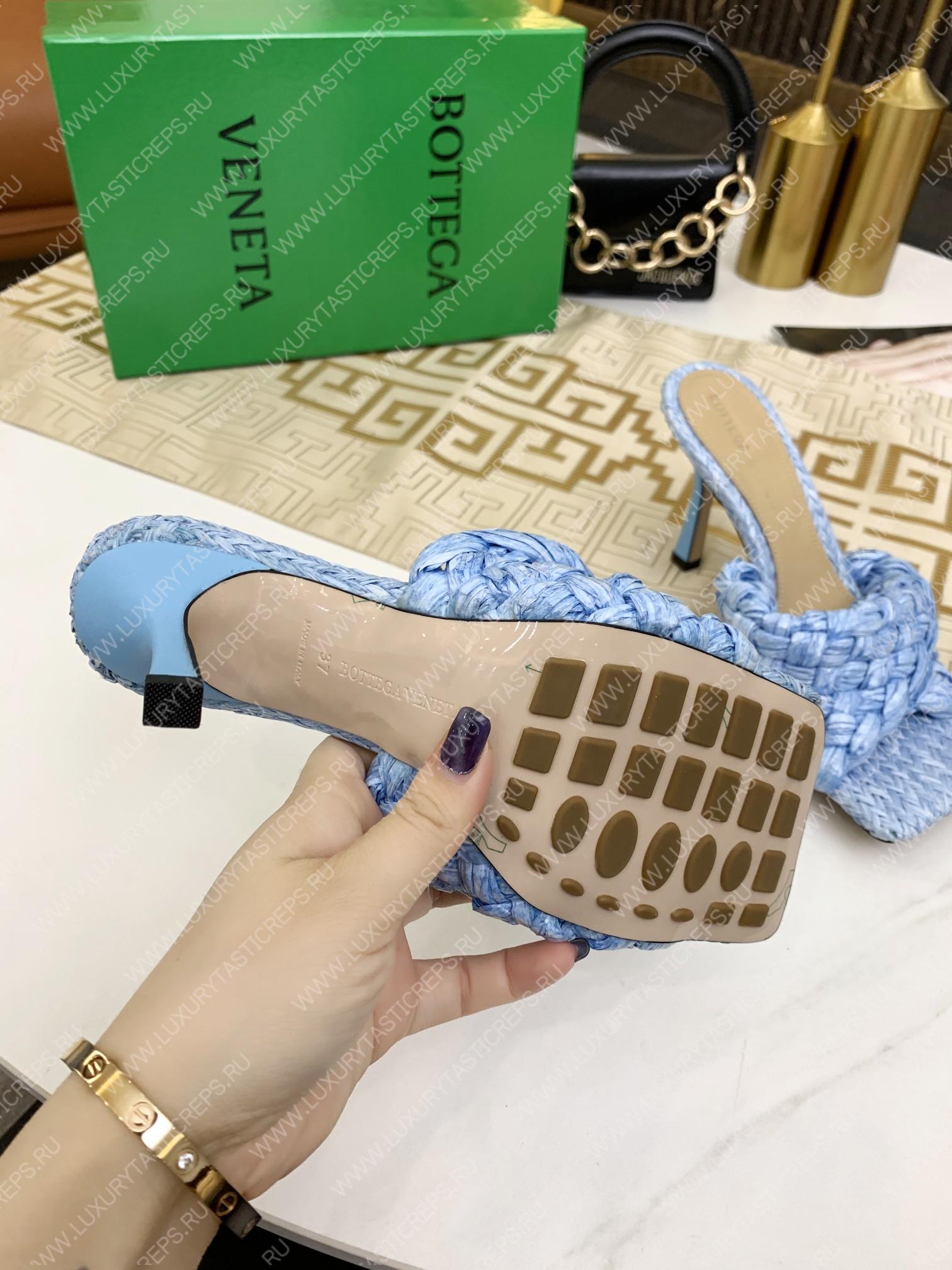 bo*te*ga Ve*ne*ta dot wave mules blue 708882v