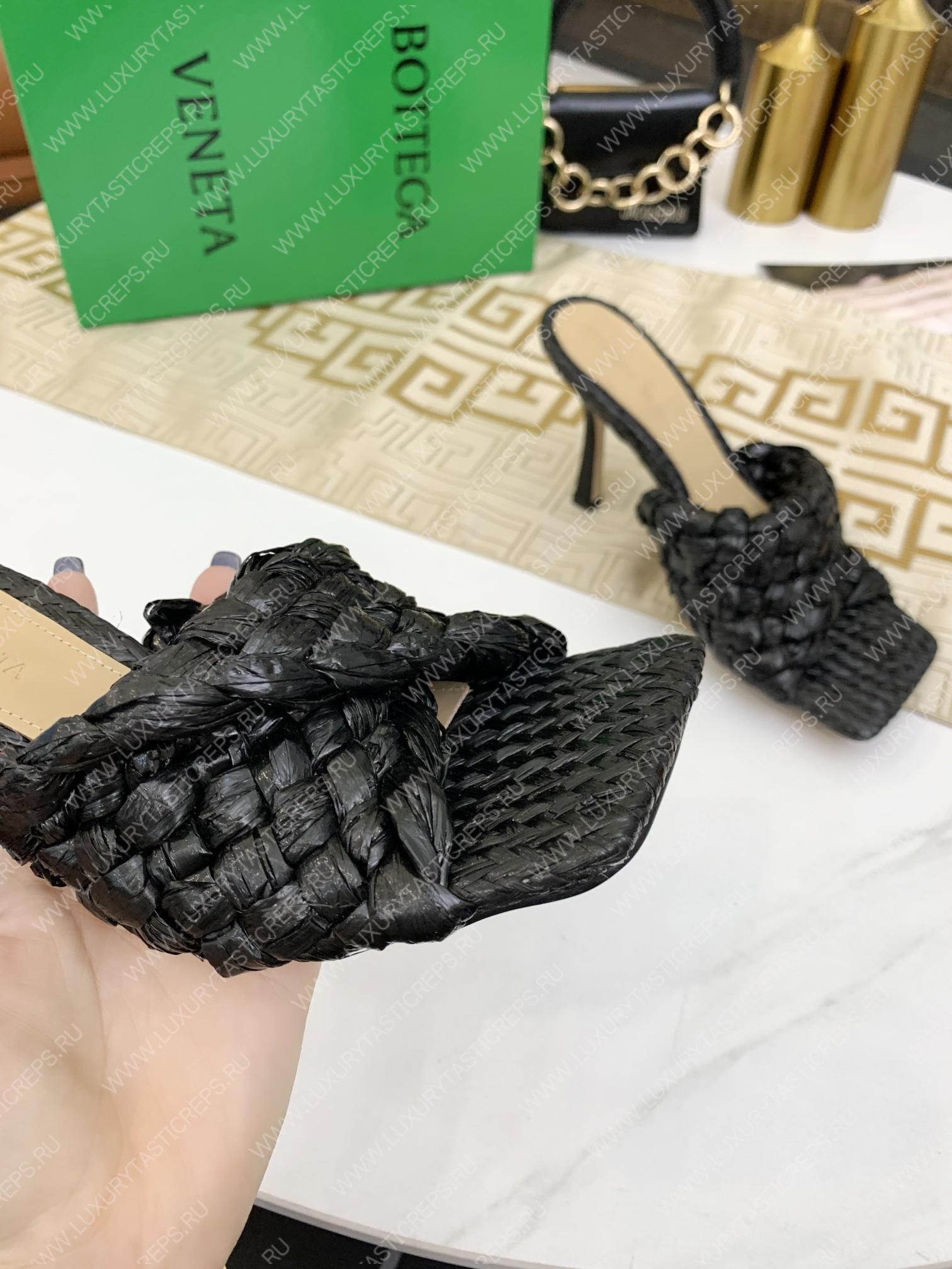 bo*te*ga Ve*ne*ta dot wave mules black 708882v