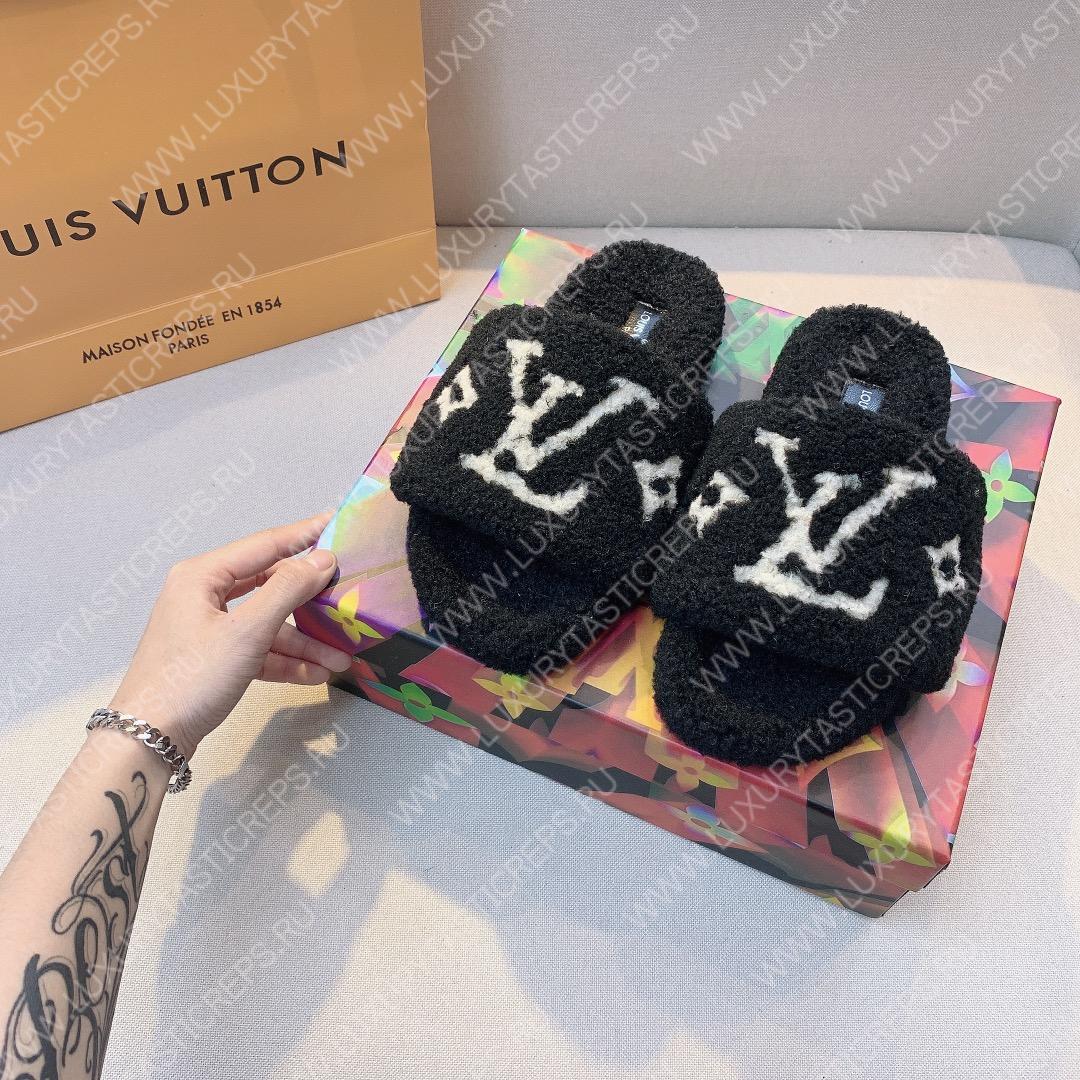 L**is vitton paseo flat comfort mule noir 1a8zin