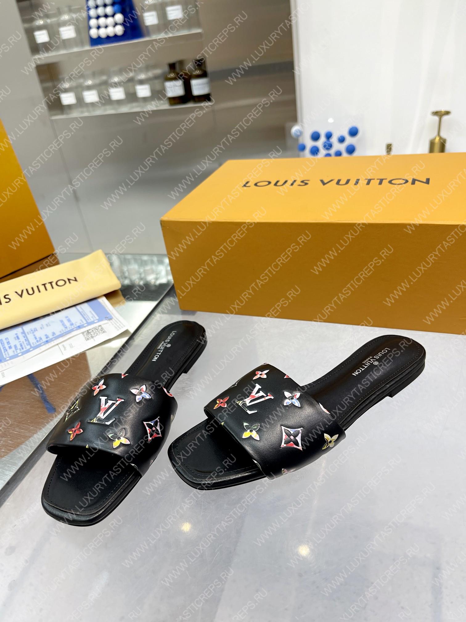 l**is V*t*n revival flat mules black 1aaor5