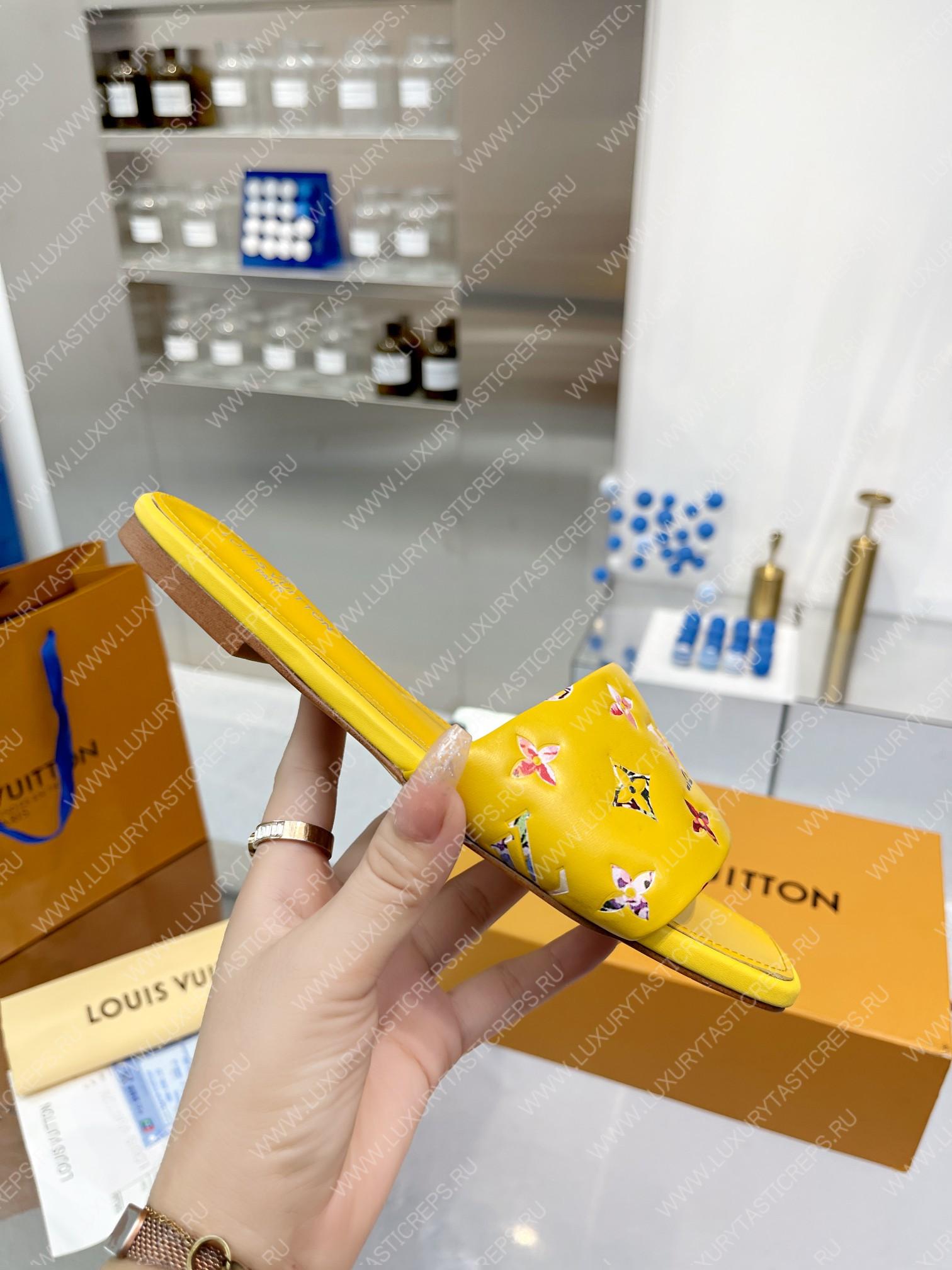 l**is V*t*n revival flat mules yellow 1aaor5