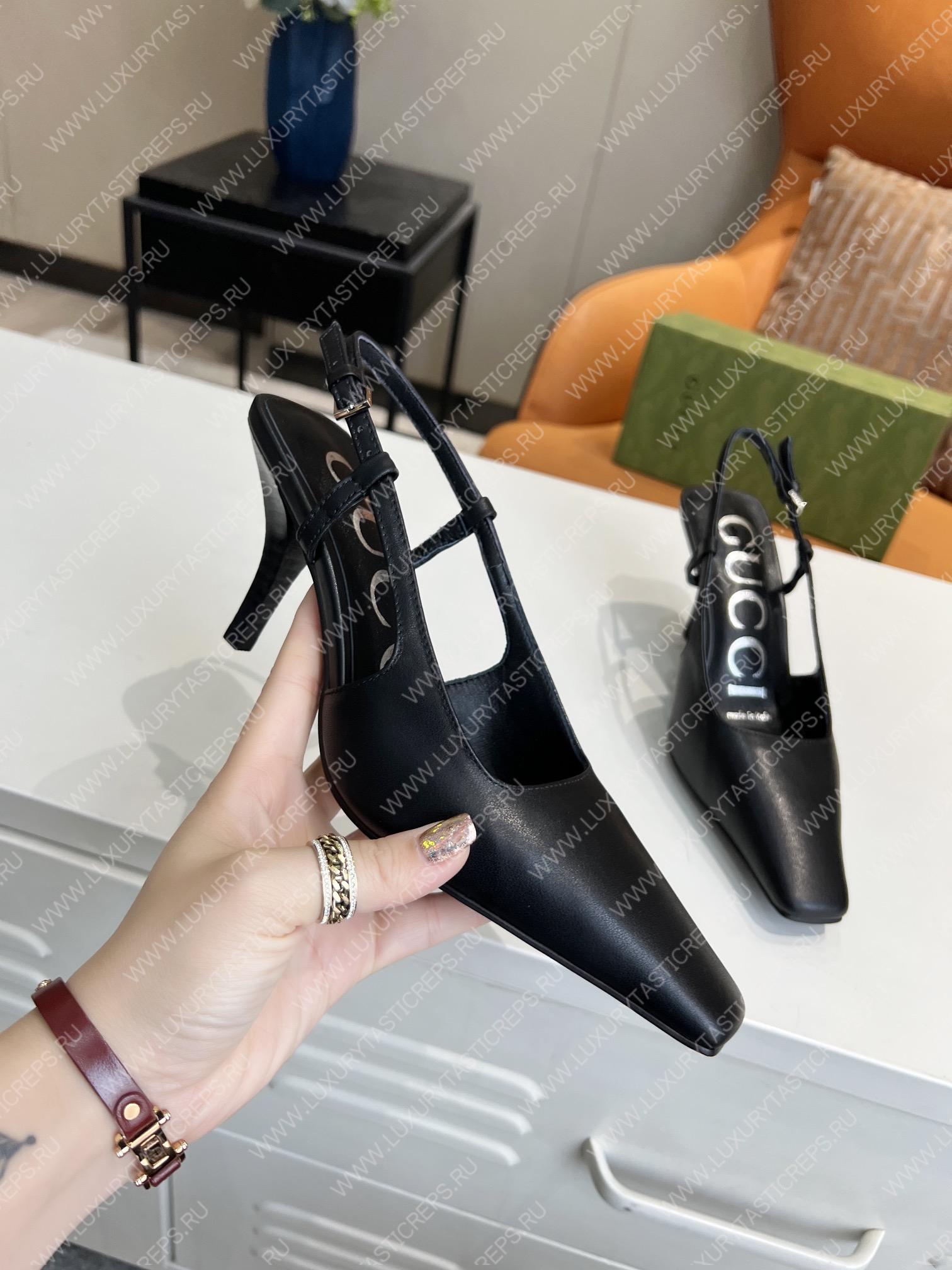 G*u*i slingback pump black 674666