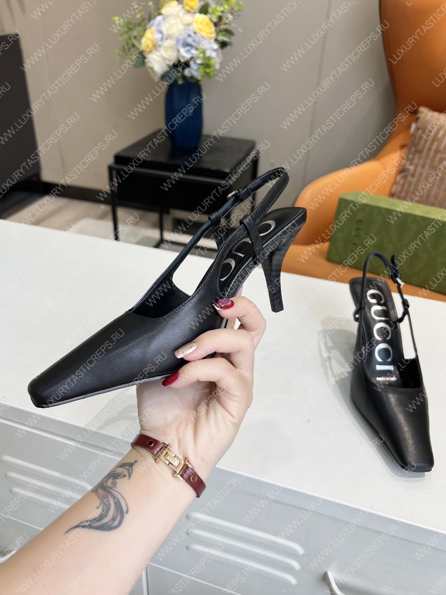 G*u*i slingback pump black 674666