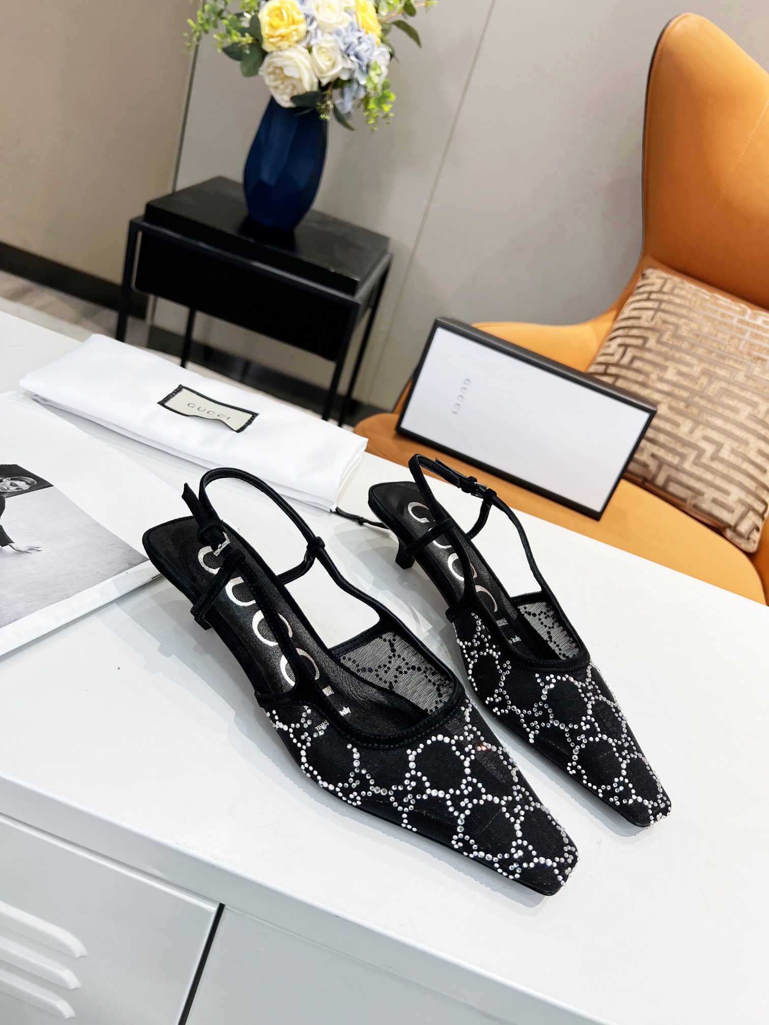 G*u*i gg slingback pump black 675829