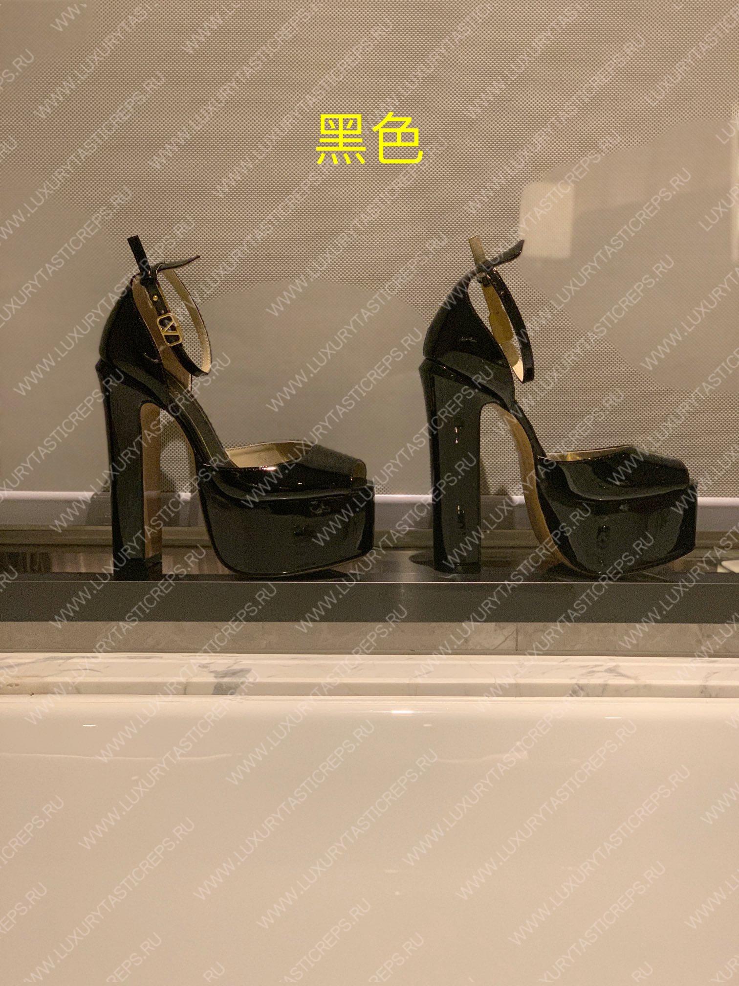 VALENTINO TAN-GO PLATFORM SANDAL BLACK 1W2S0FE0VNE_I16