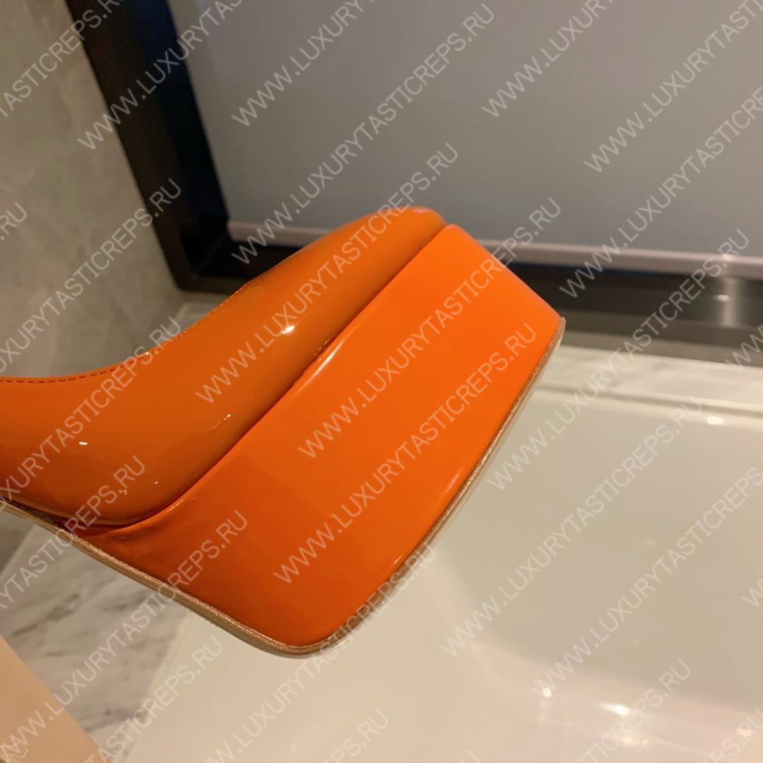VALENTINO TAN-GO PLATFORM PUMP ORANGE WS0DQ3VNE_0NO