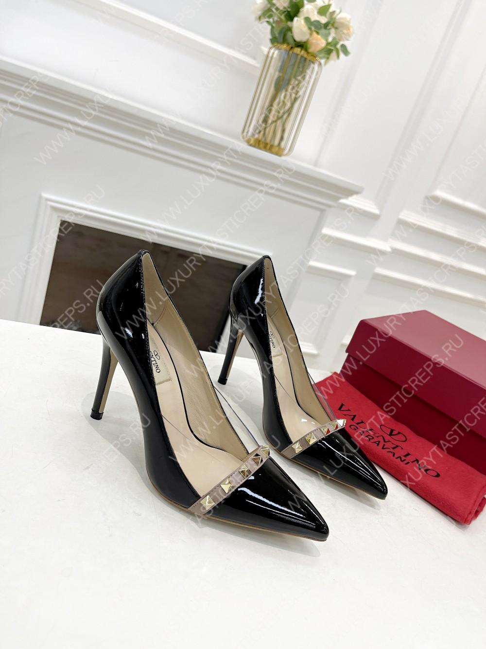 VALENTINO V BUCKLE PUMPS BLACK 1W2S0FH8LAFGF9